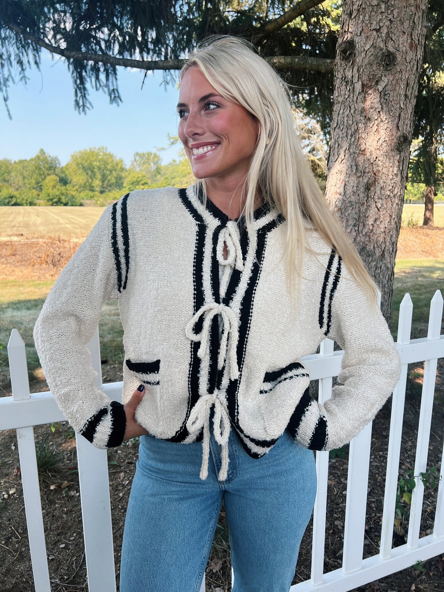 Annabelle Tie Sweater