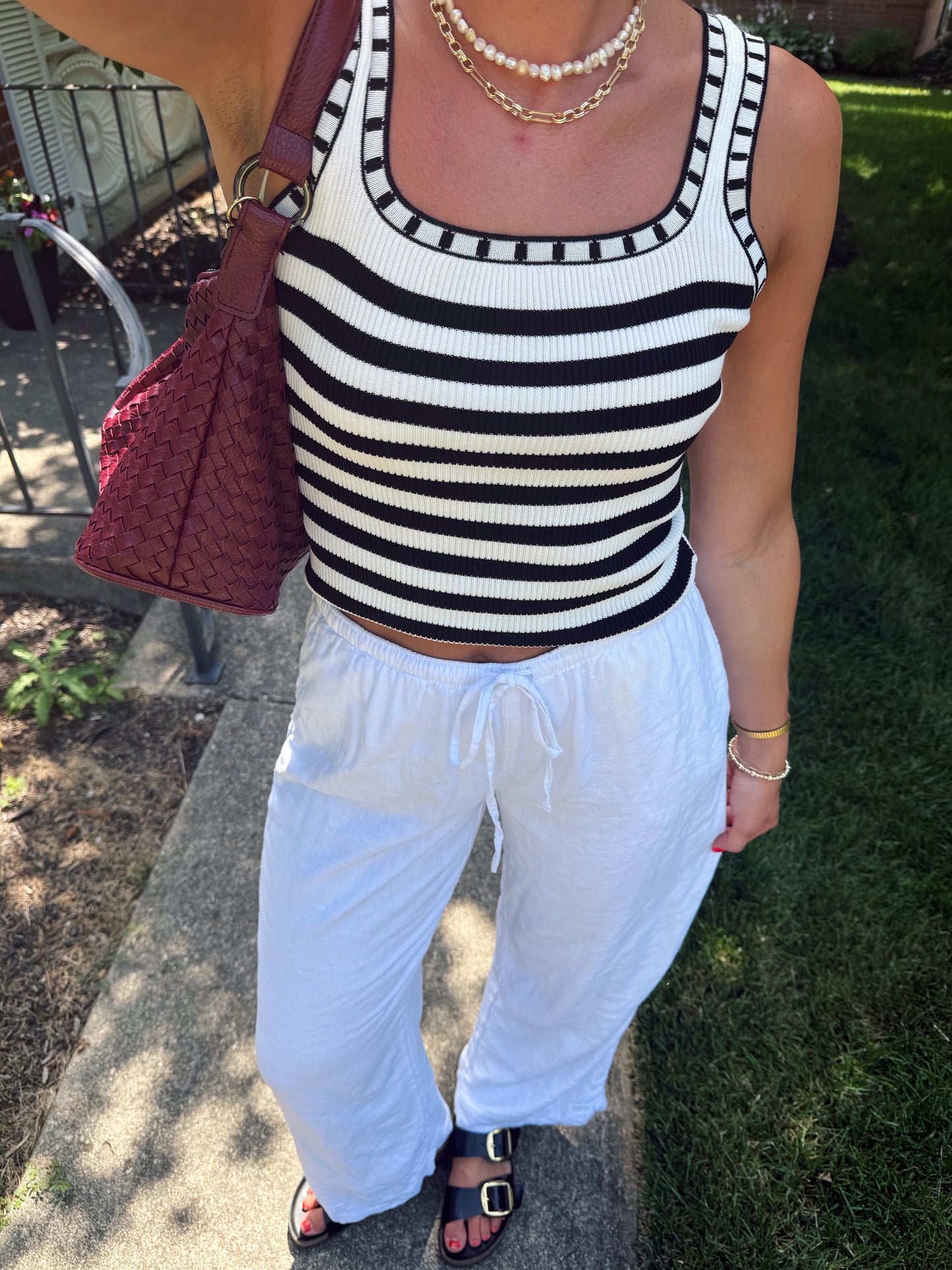 Café Contrast Tank