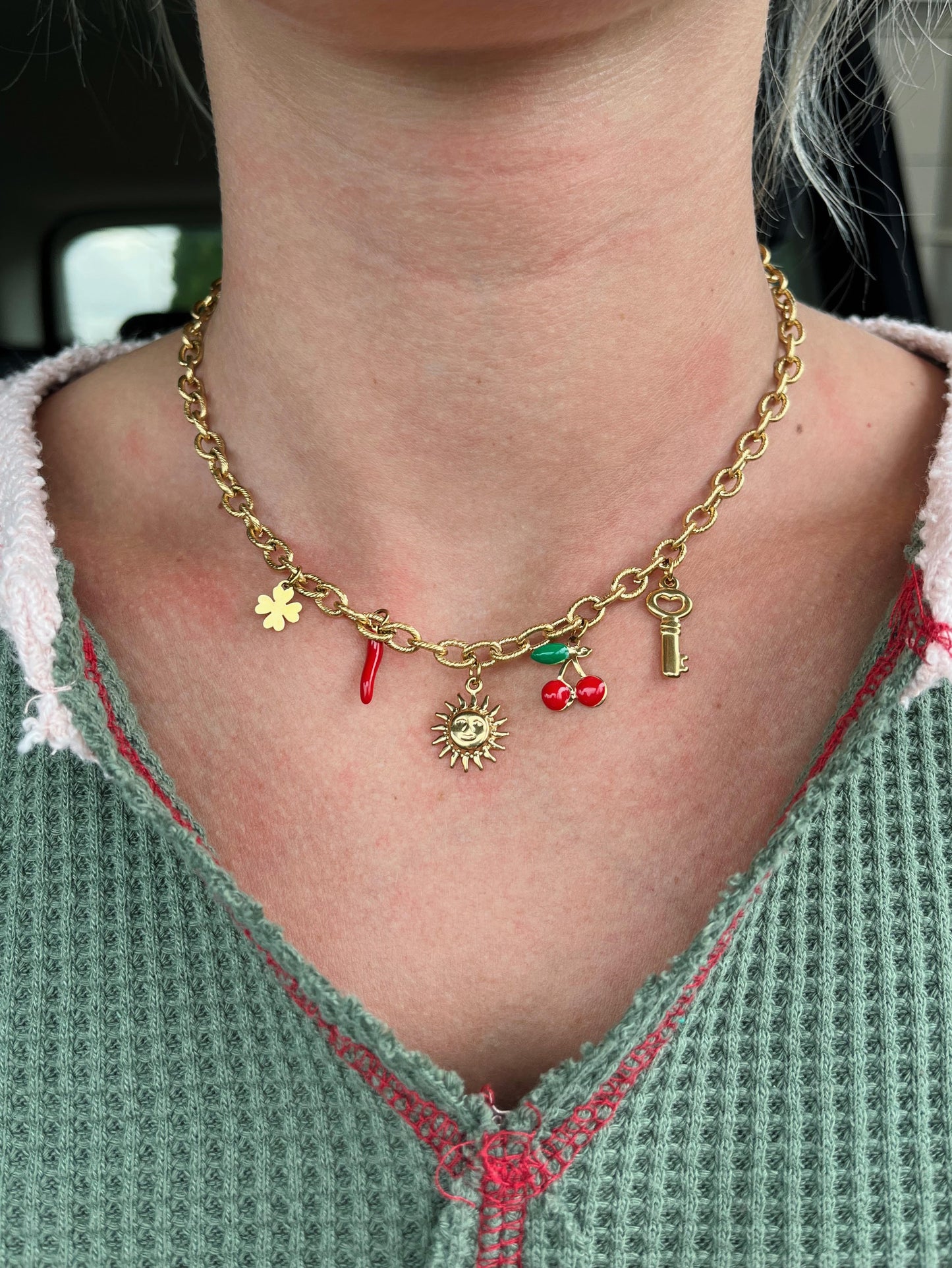 Charming Cherry Necklace