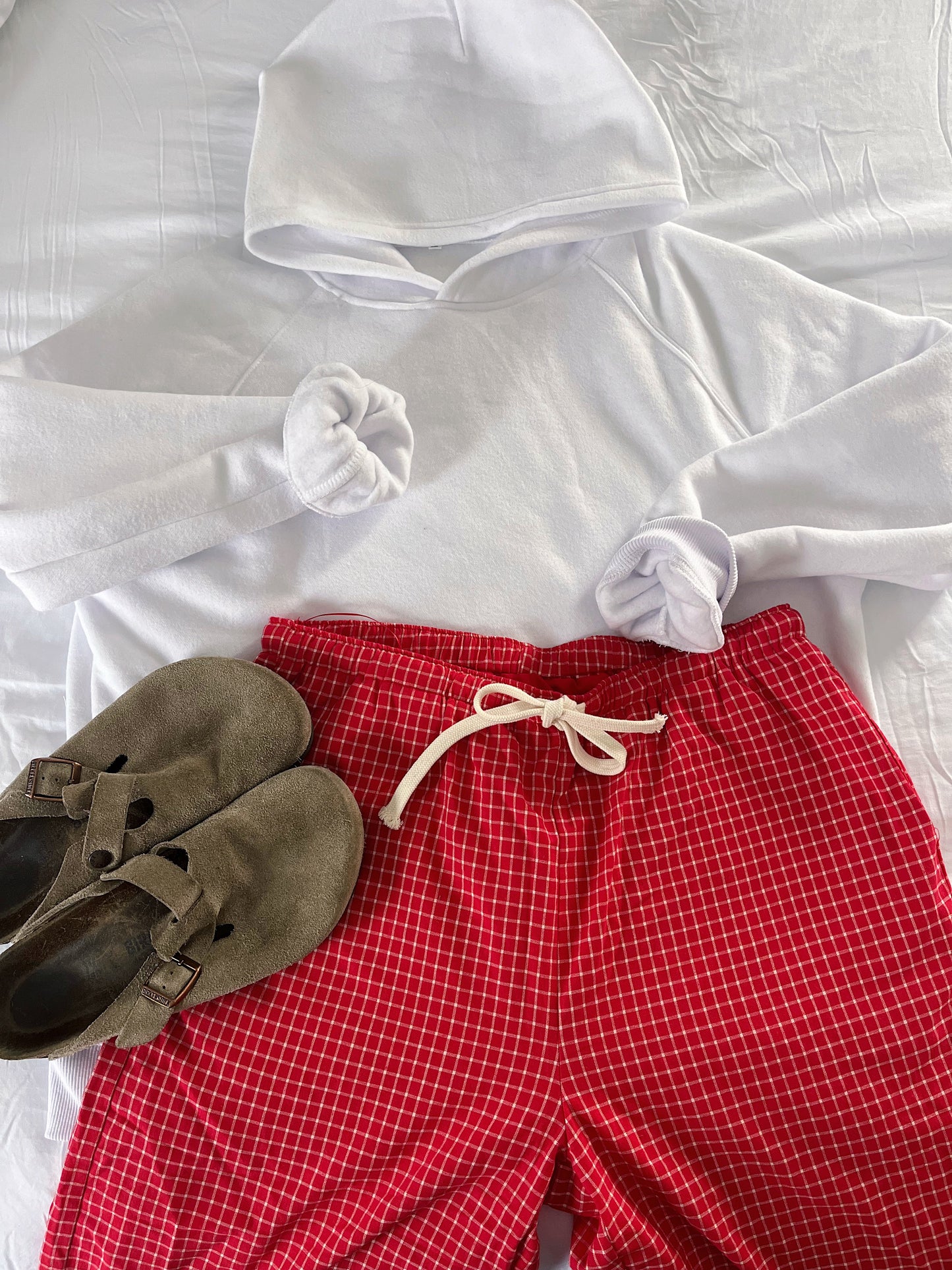 Cherry Check Pants