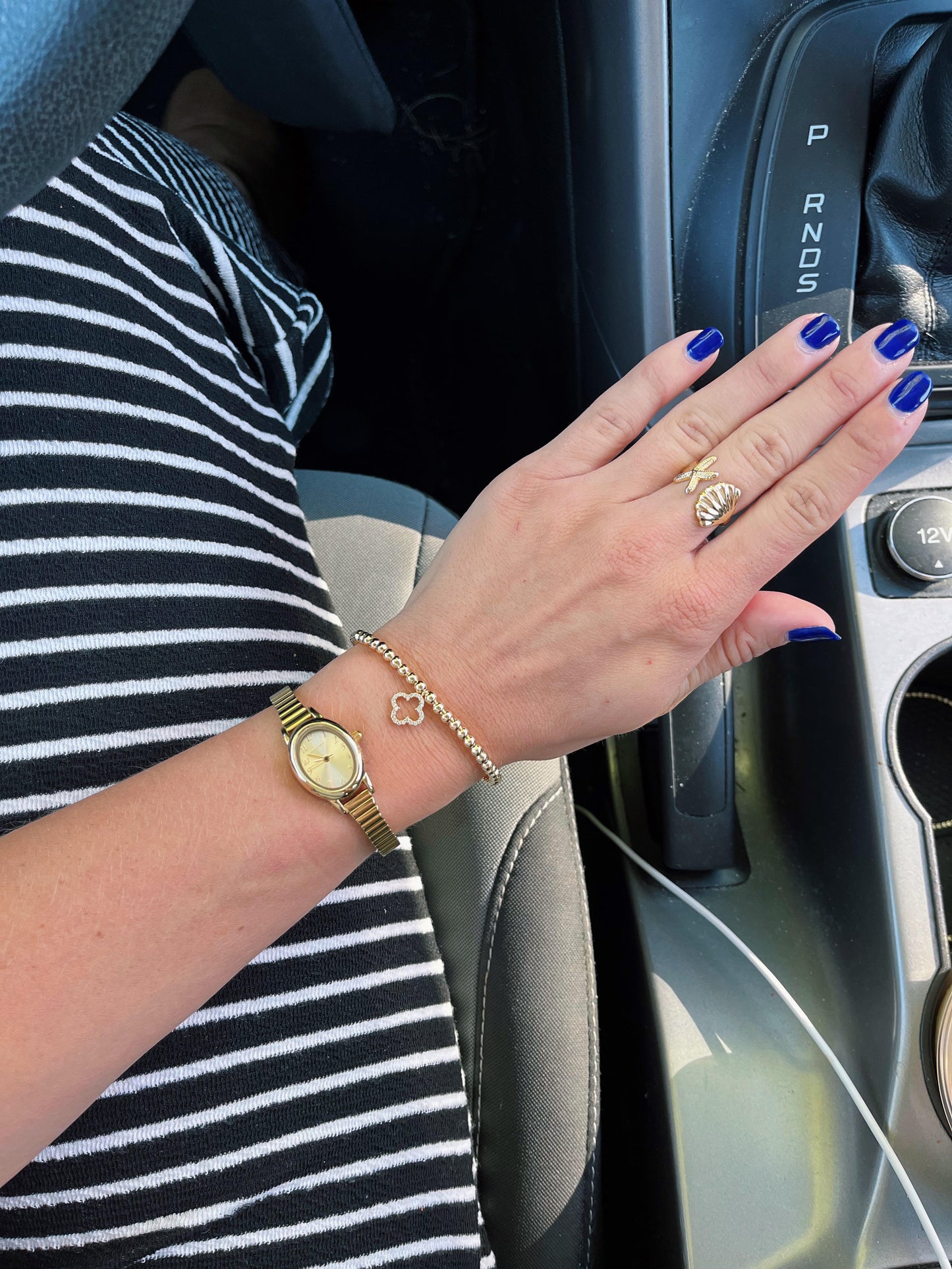 Clover Beaded Bracelet