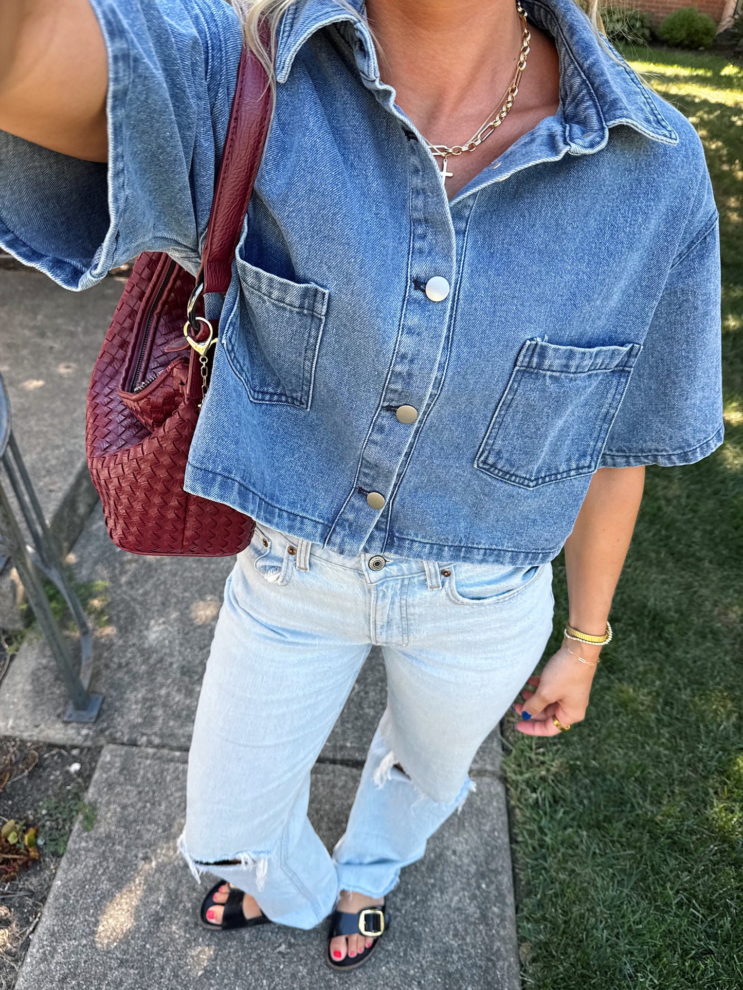 Denim Daze Top