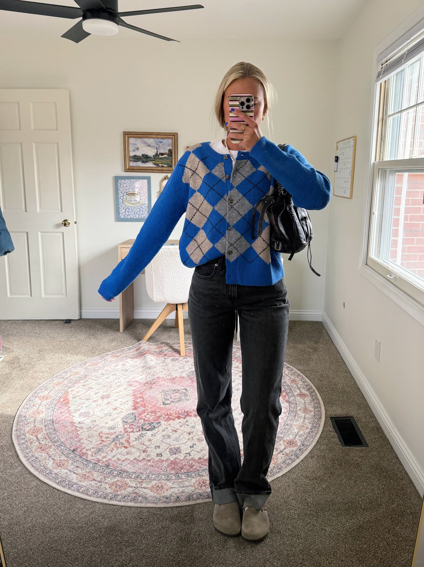 Old School Blues Cardigan