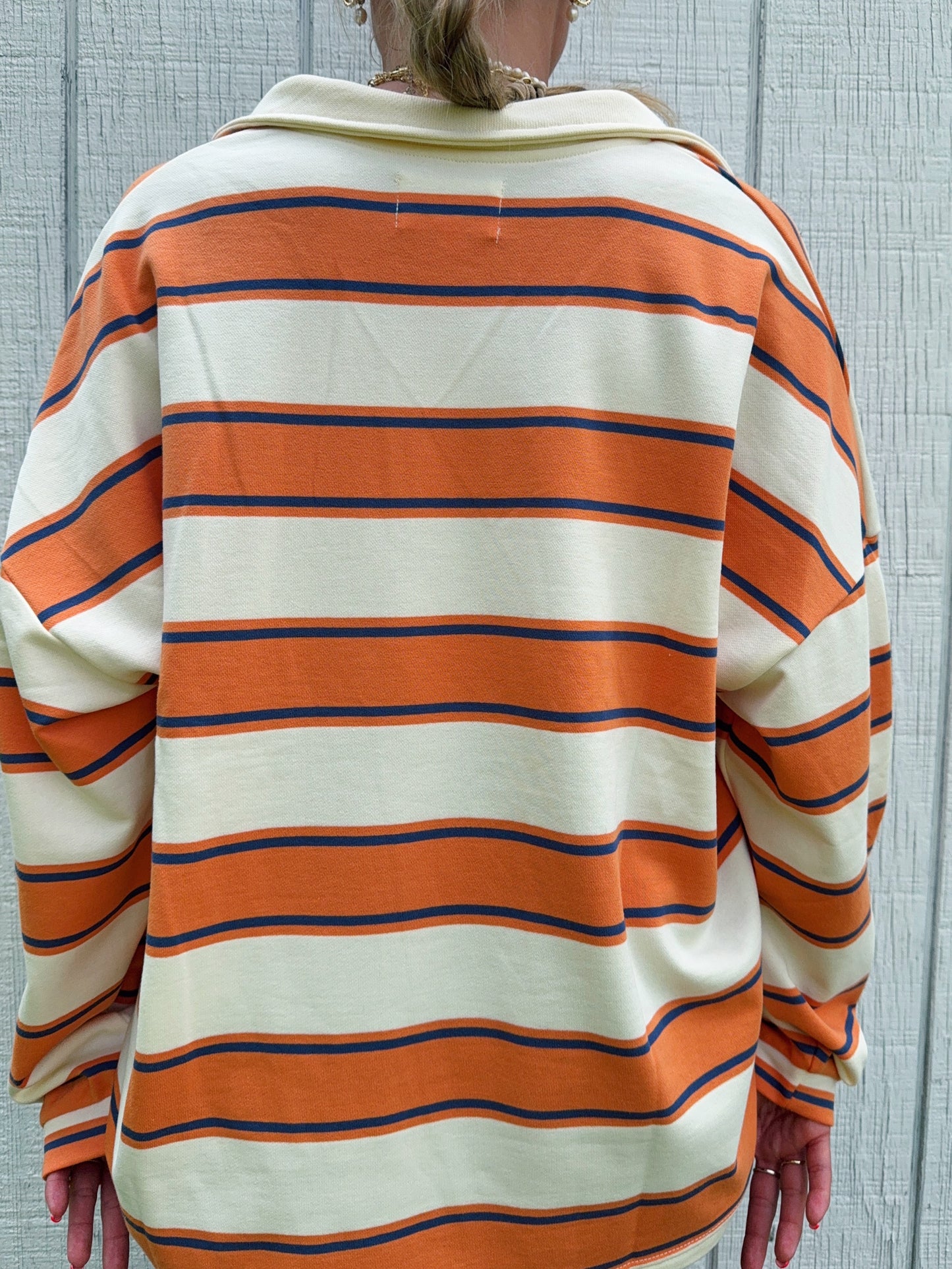 Orange Kiss Terry Sweatshirt