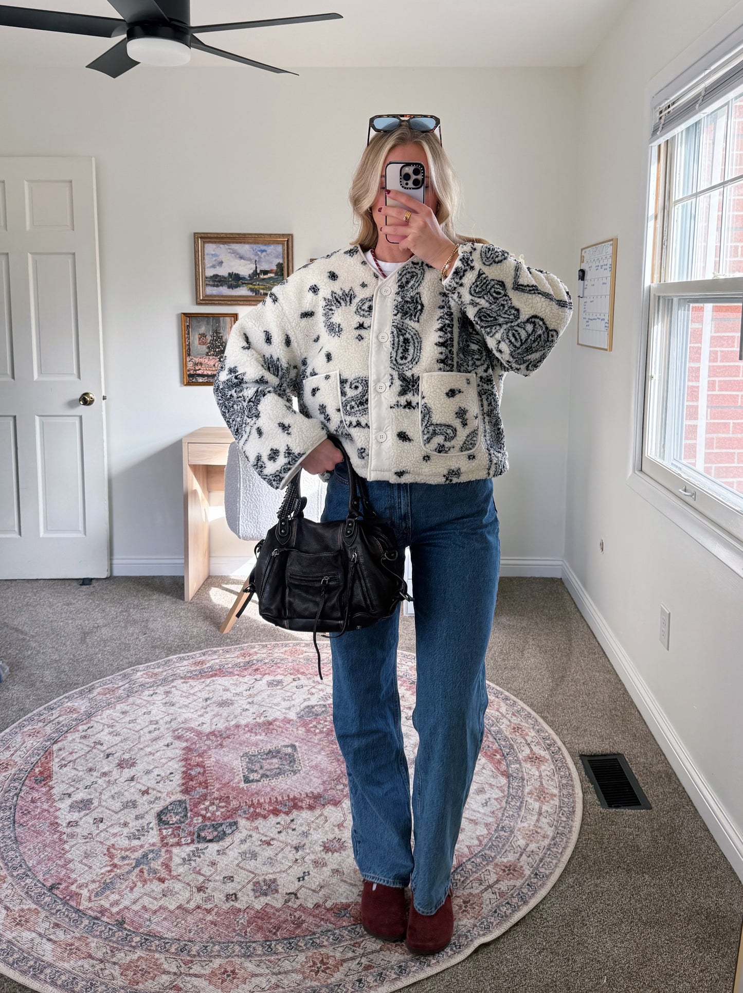 Panda Paisley Sherpa