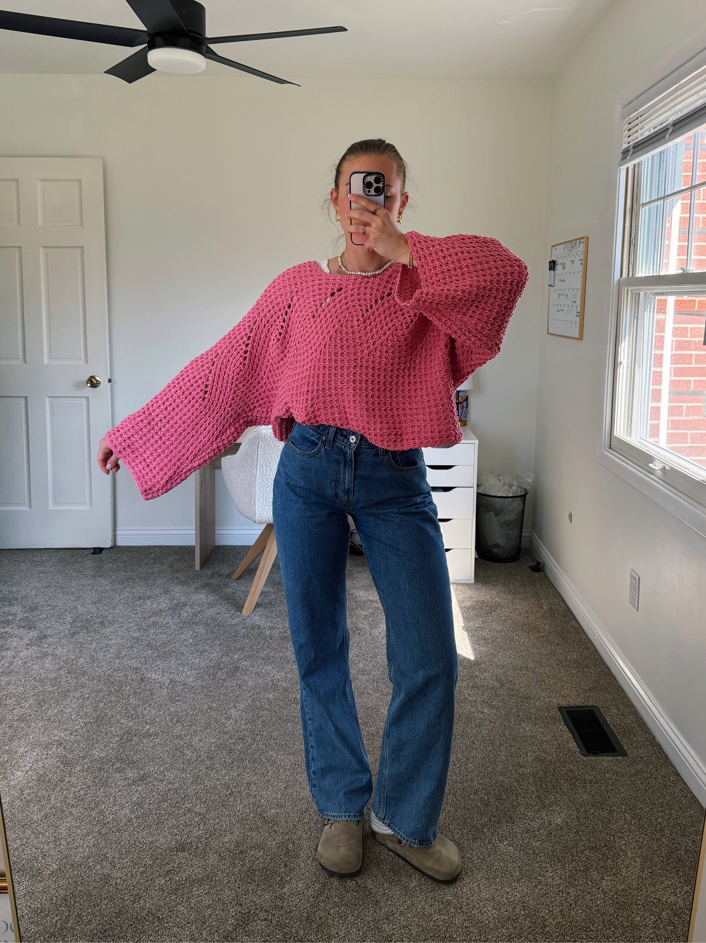 Pink Meadows Sweater