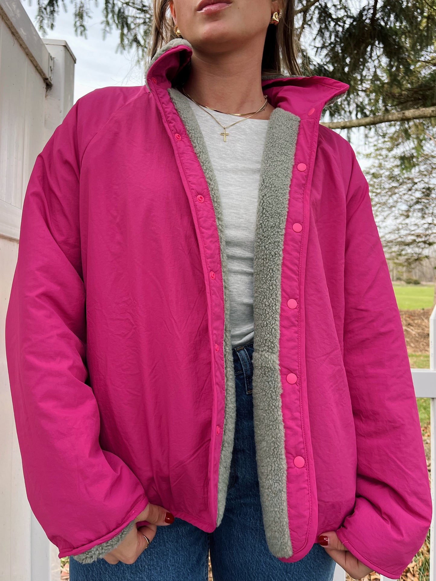 Pink Pine Sherpa Jacket