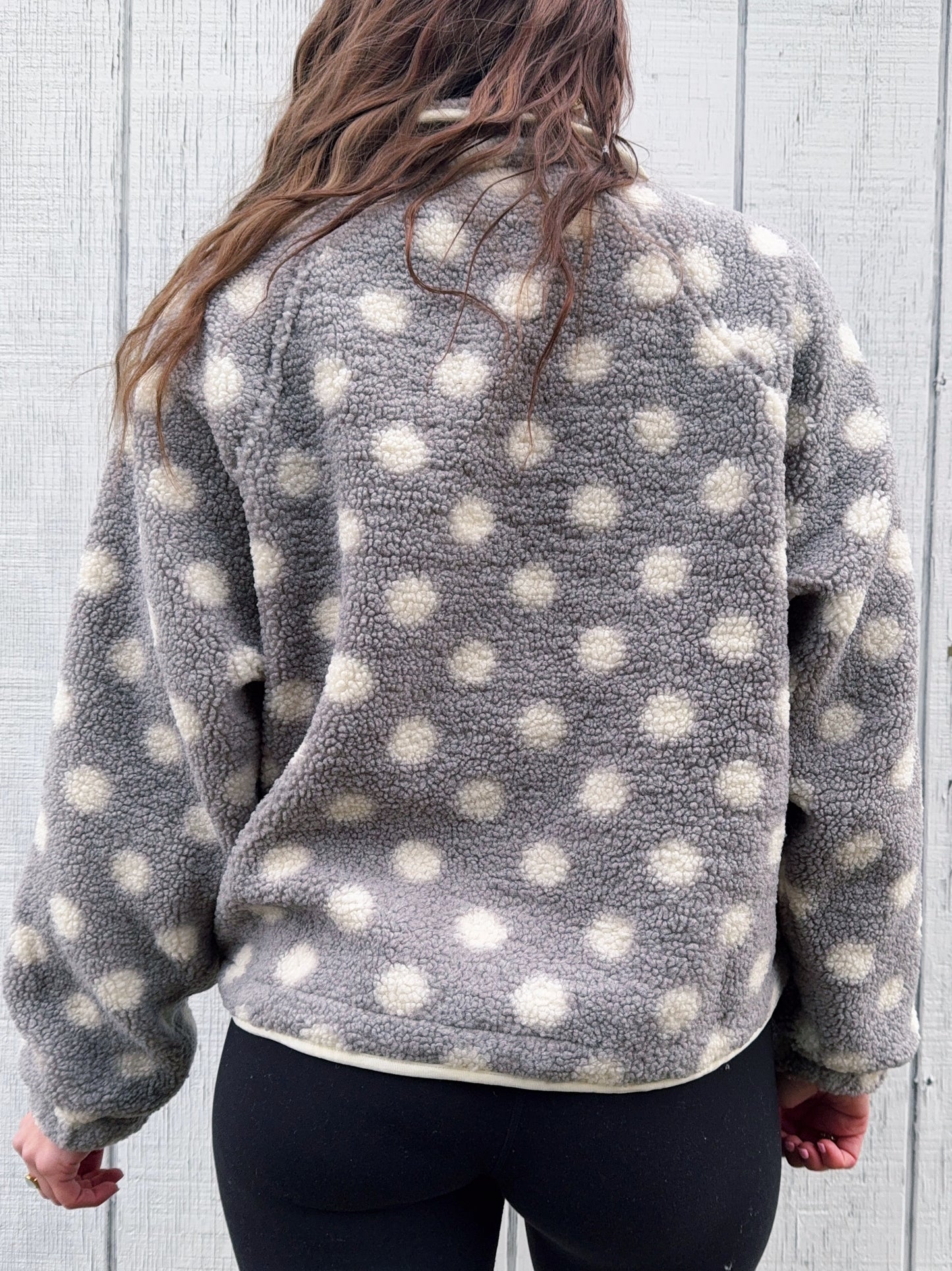 Polka Petal Fleece
