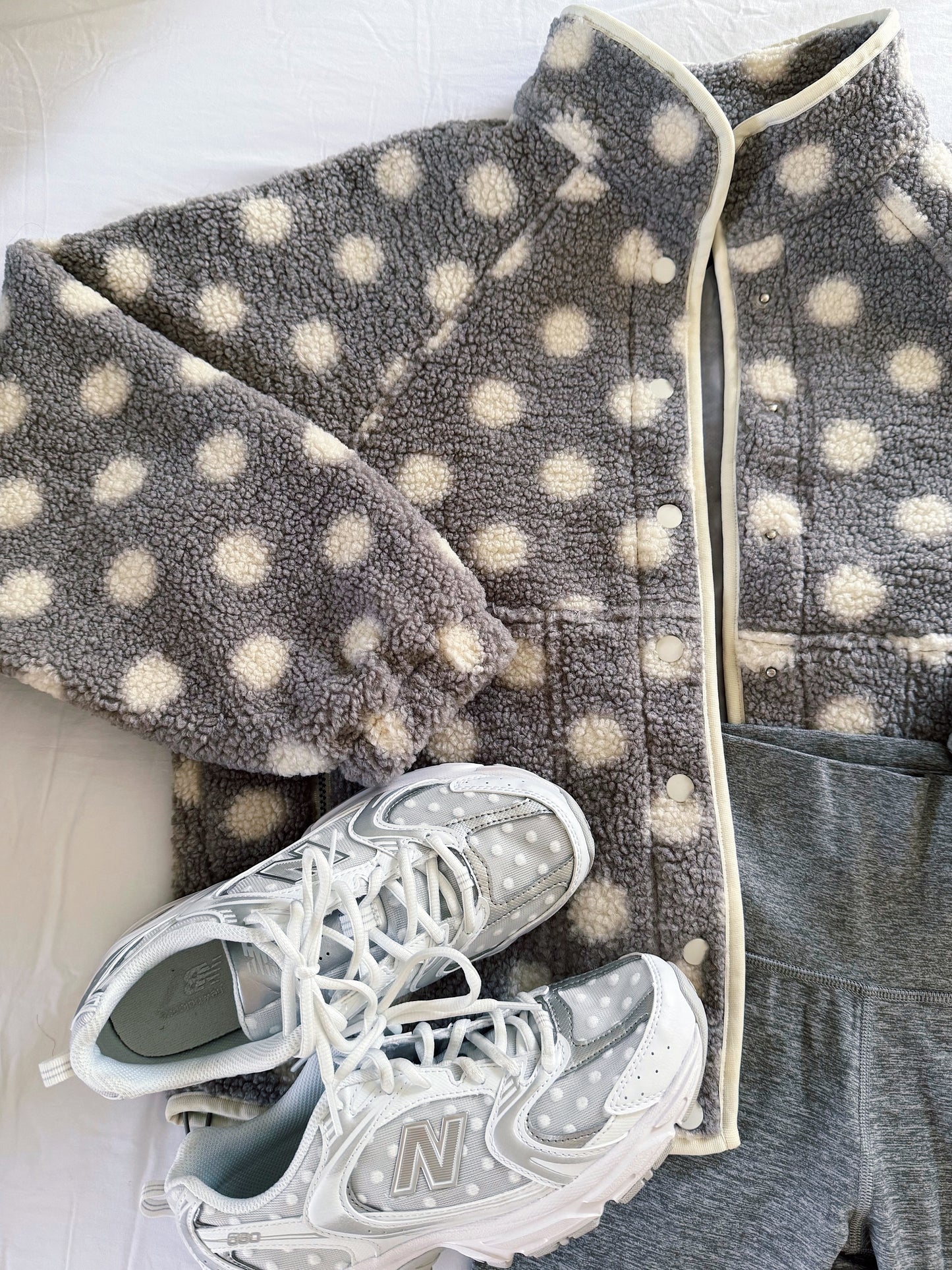 Polka Petal Fleece