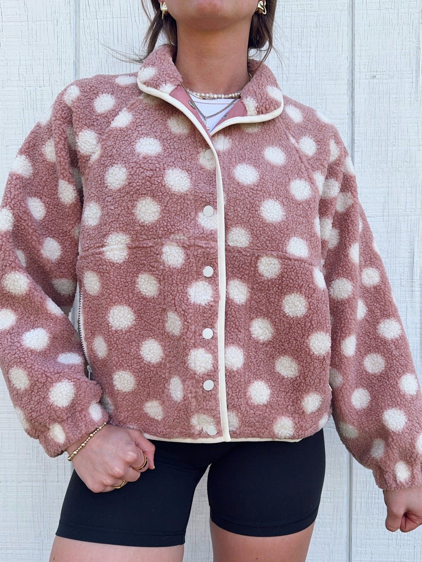 Rosy Dot Fleece