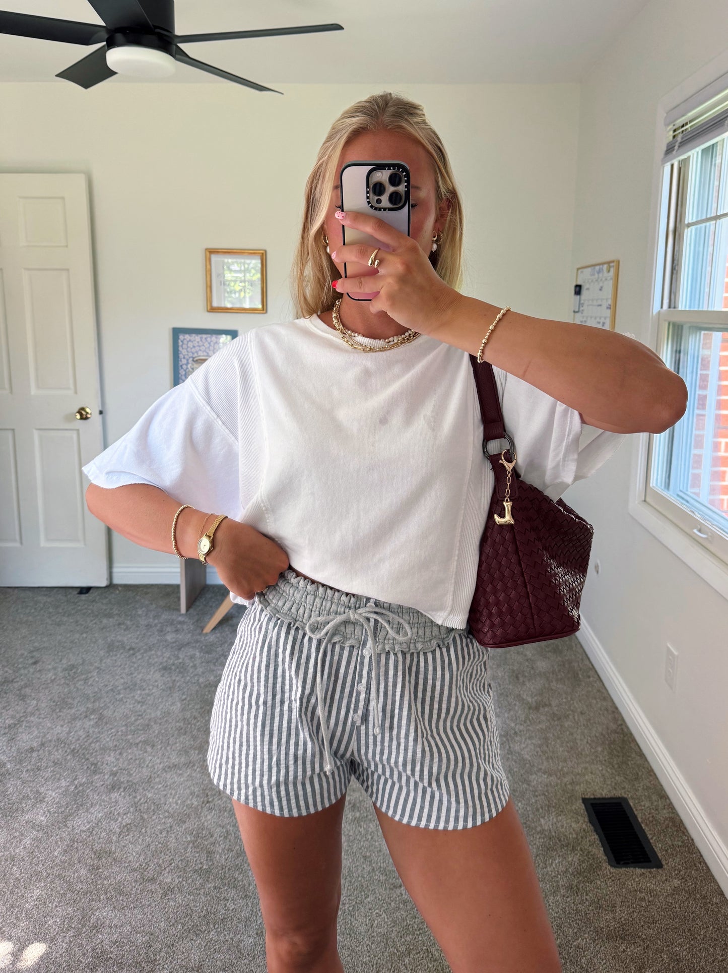 Shoreline Striped Shorts