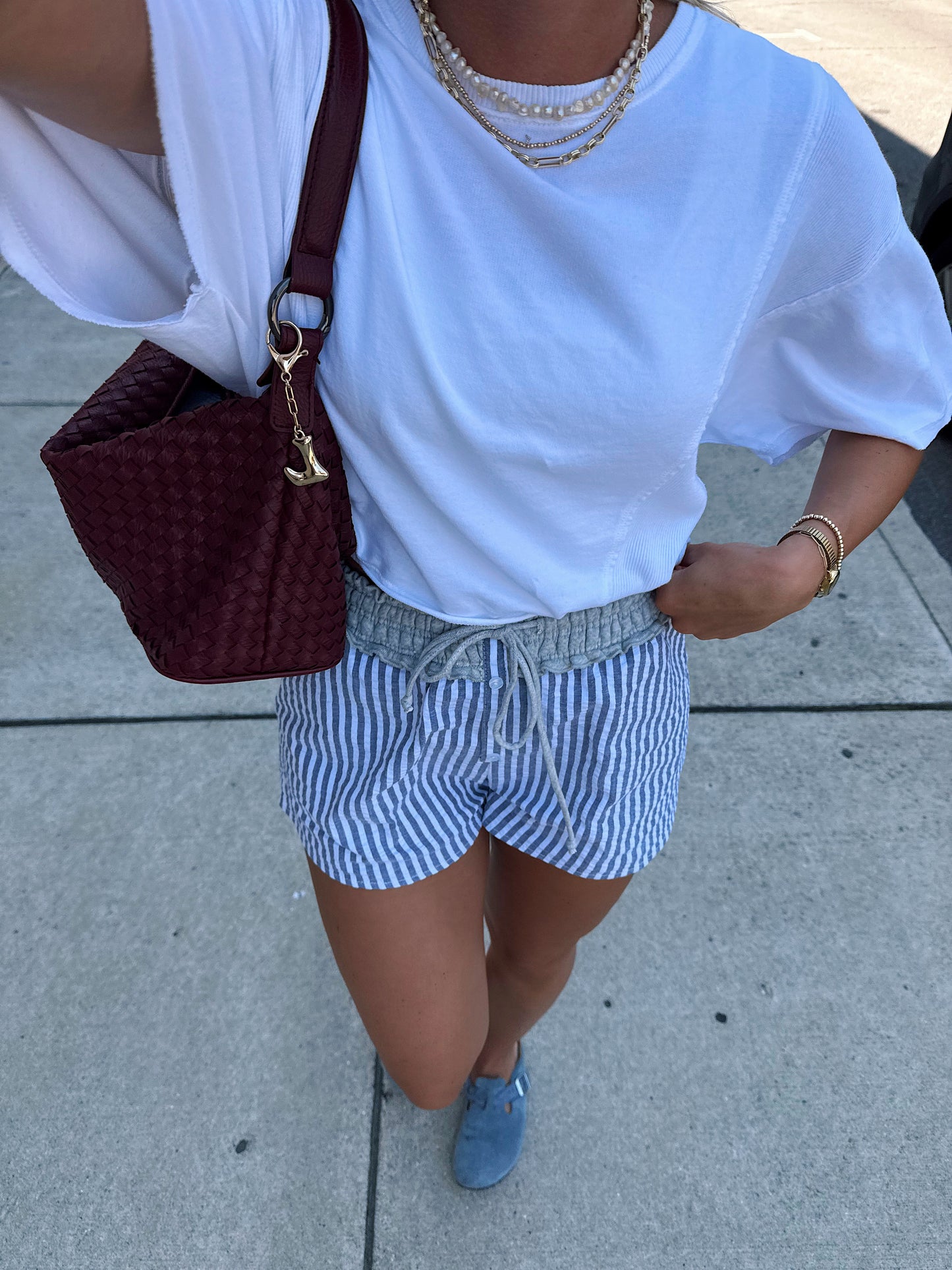 Shoreline Striped Shorts