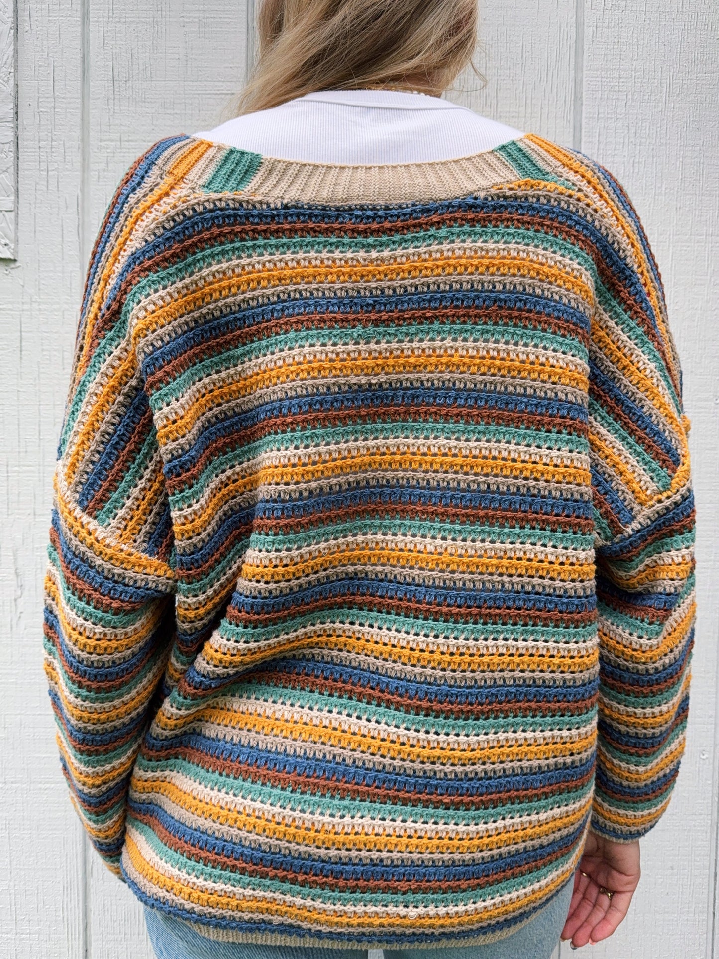 Sunset Stripes Cardigan