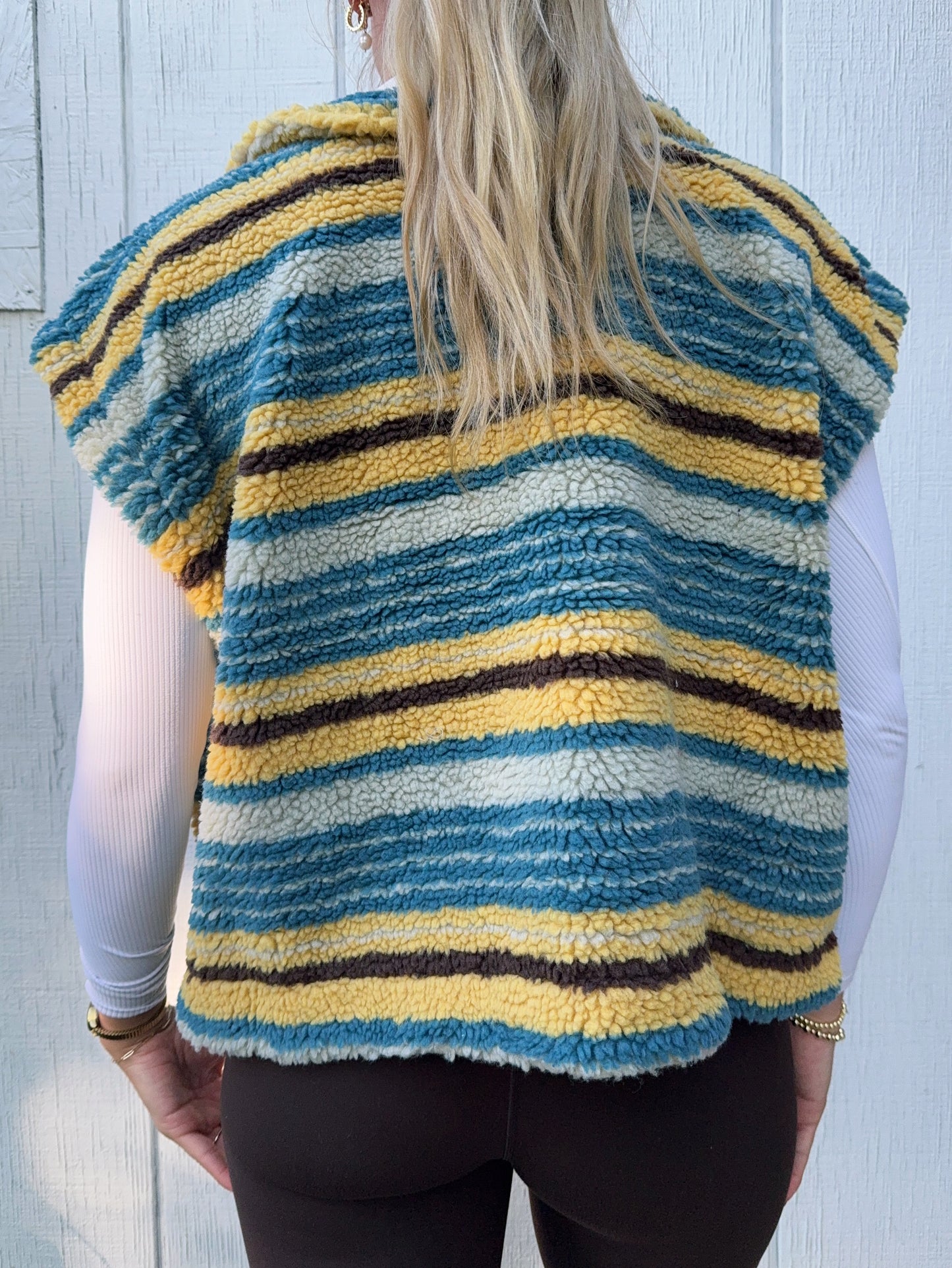 Tealwood Stripes Vest