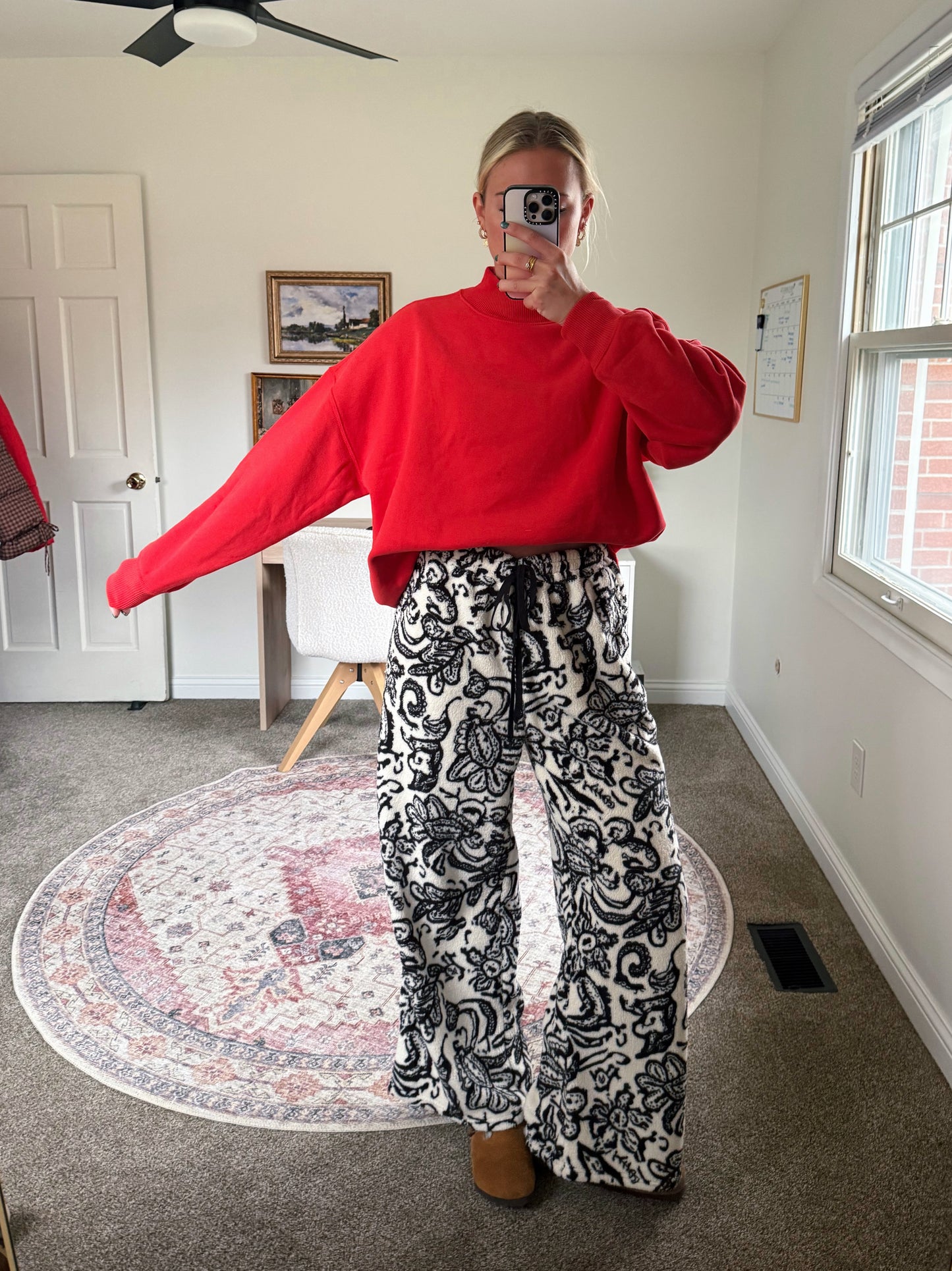 Cozy Café Sherpa Pants