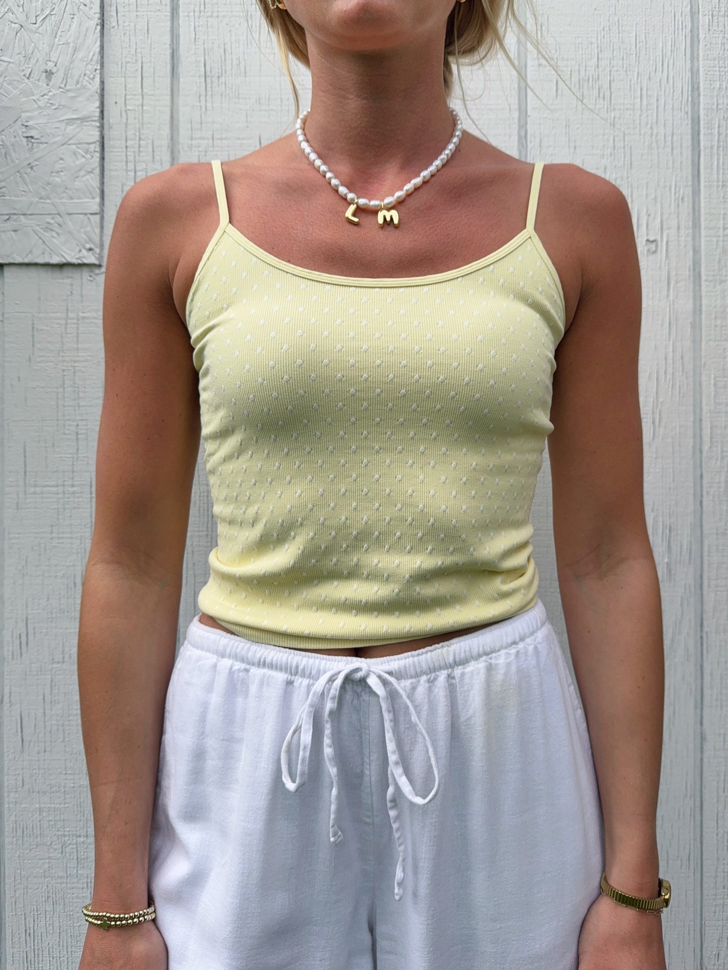 Sweet Spot Cami- Pale Banana