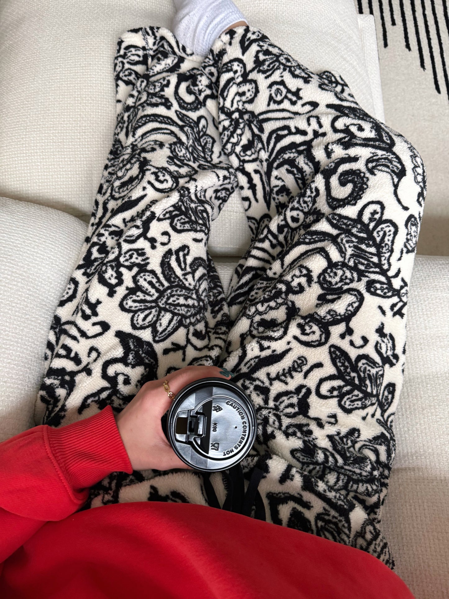 Cozy Café Sherpa Pants