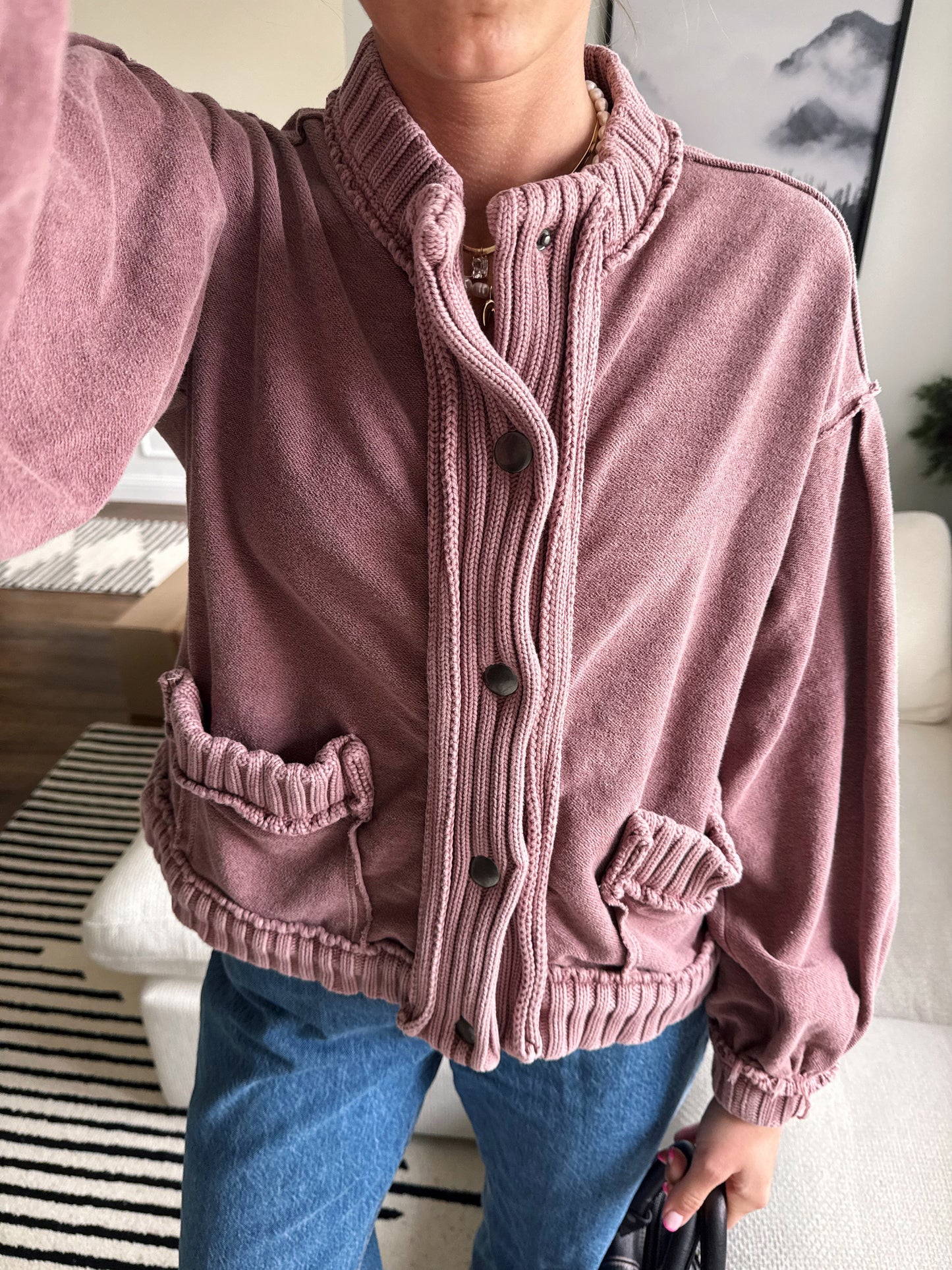 Blushing Mauve Sweater