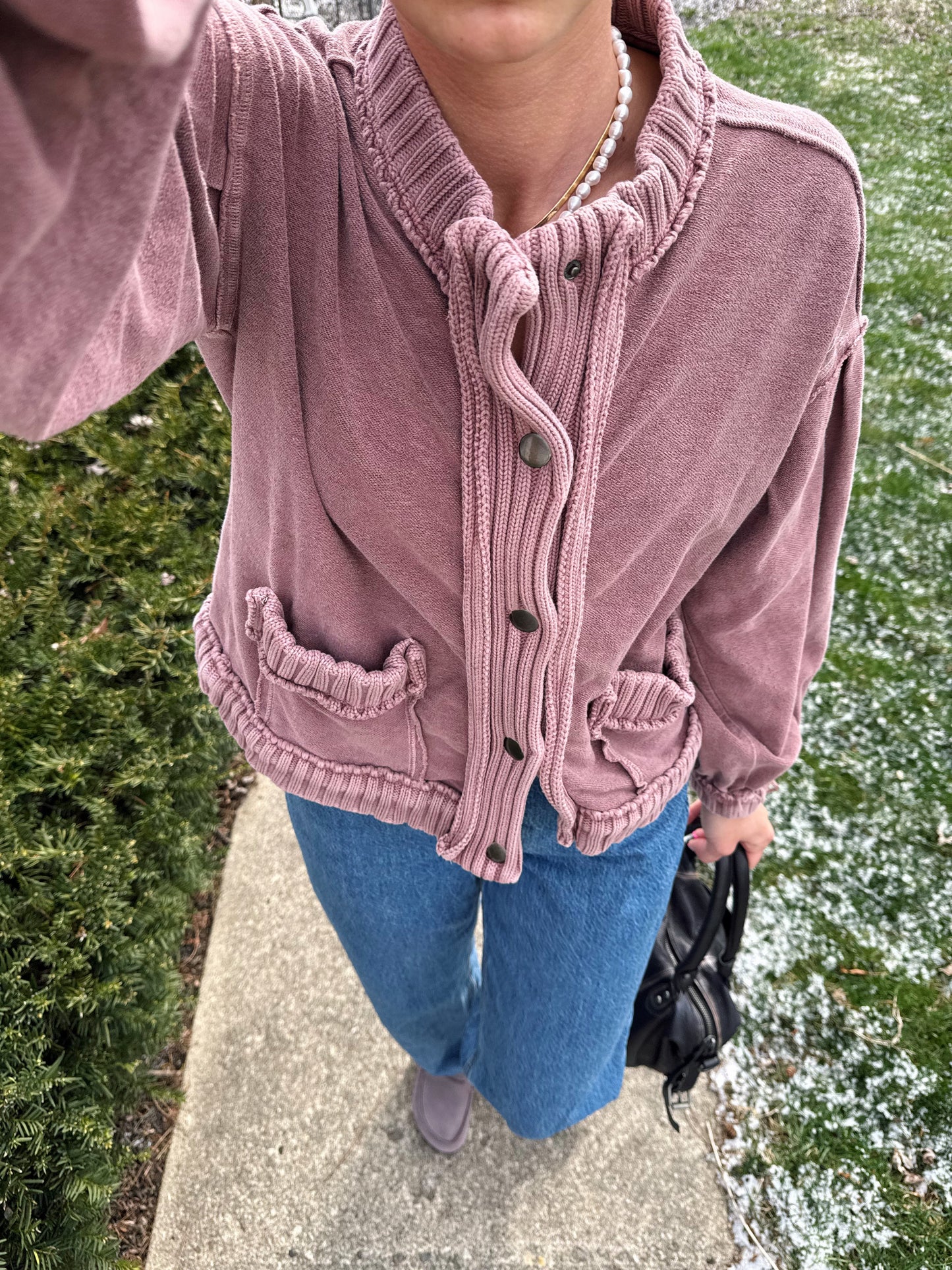 Blushing Mauve Sweater