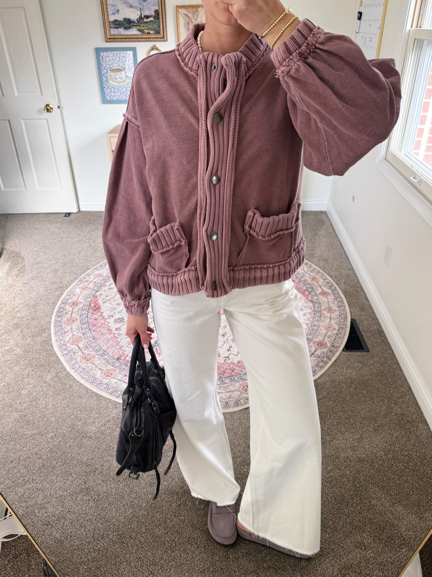Blushing Mauve Sweater