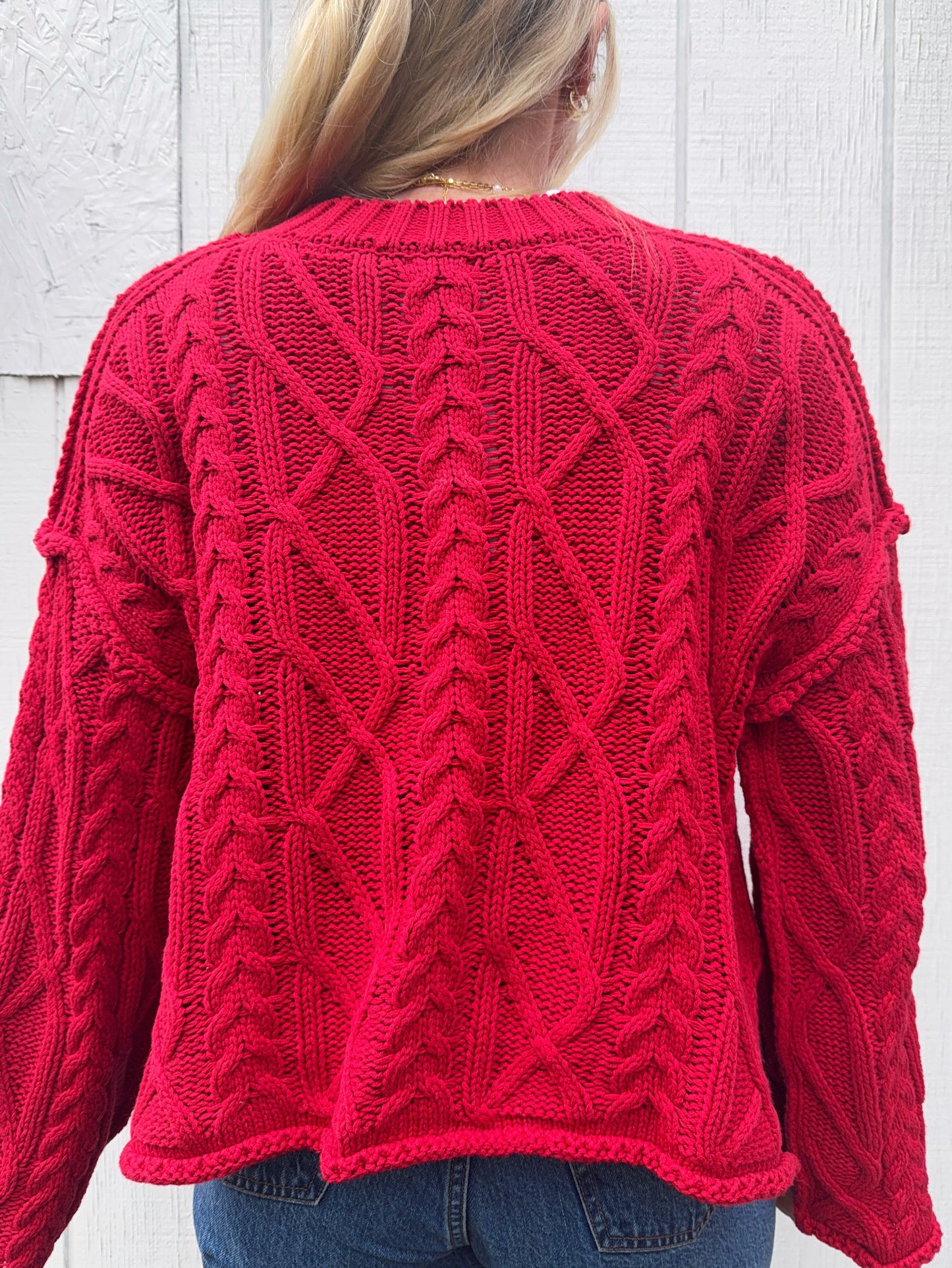 Candy Apple Sweater