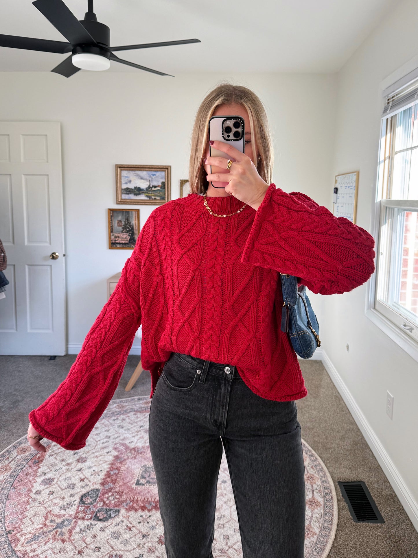 Candy Apple Sweater