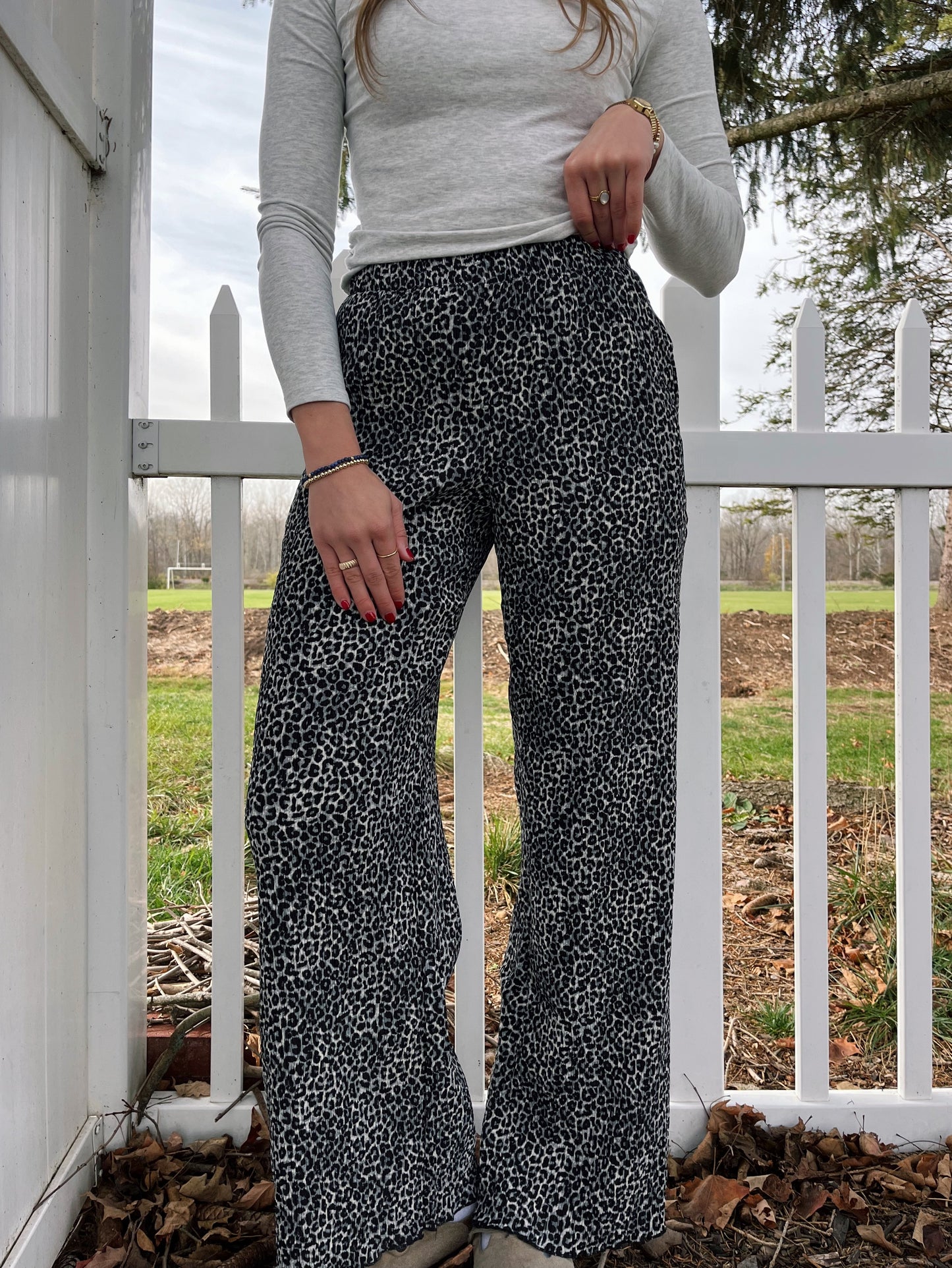 Cheetah Frilly Pants