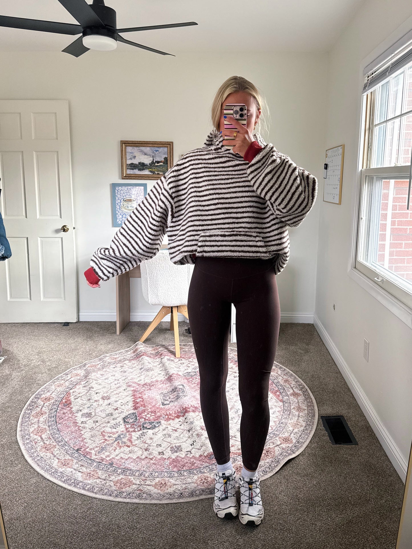 Cinnamon Spice Sherpa Hoodie
