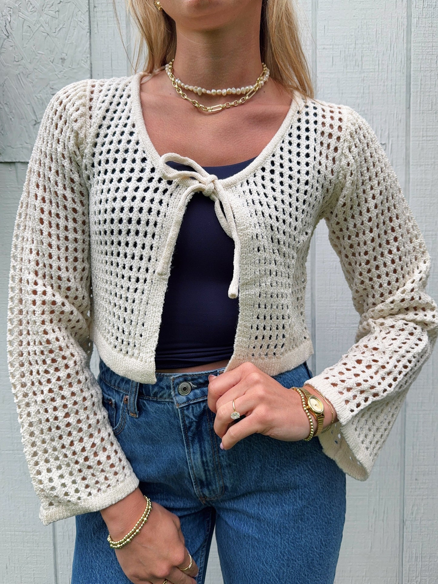 Coastal Crochet Cardigan