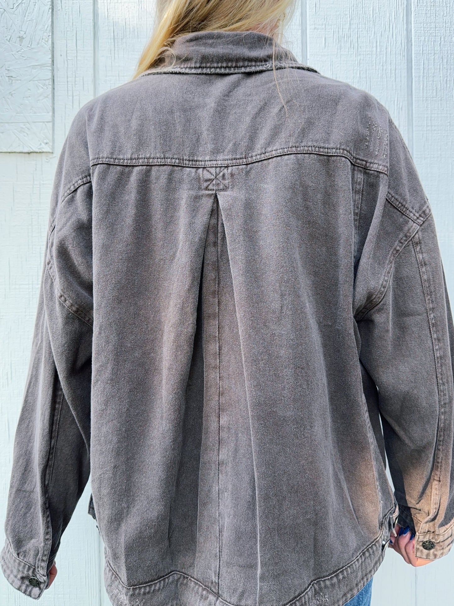Coffee Bean Denim Jacket