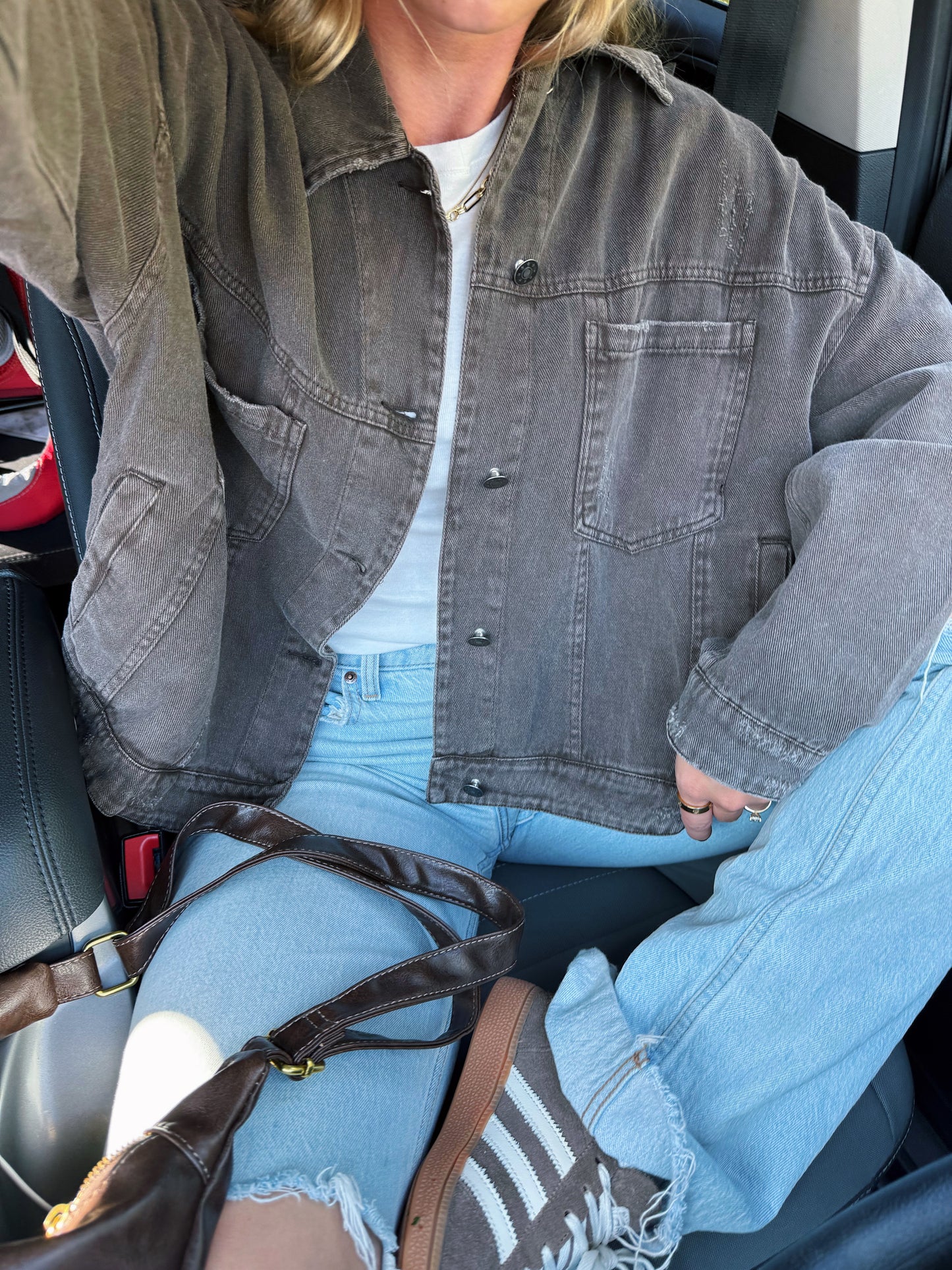 Coffee Bean Denim Jacket