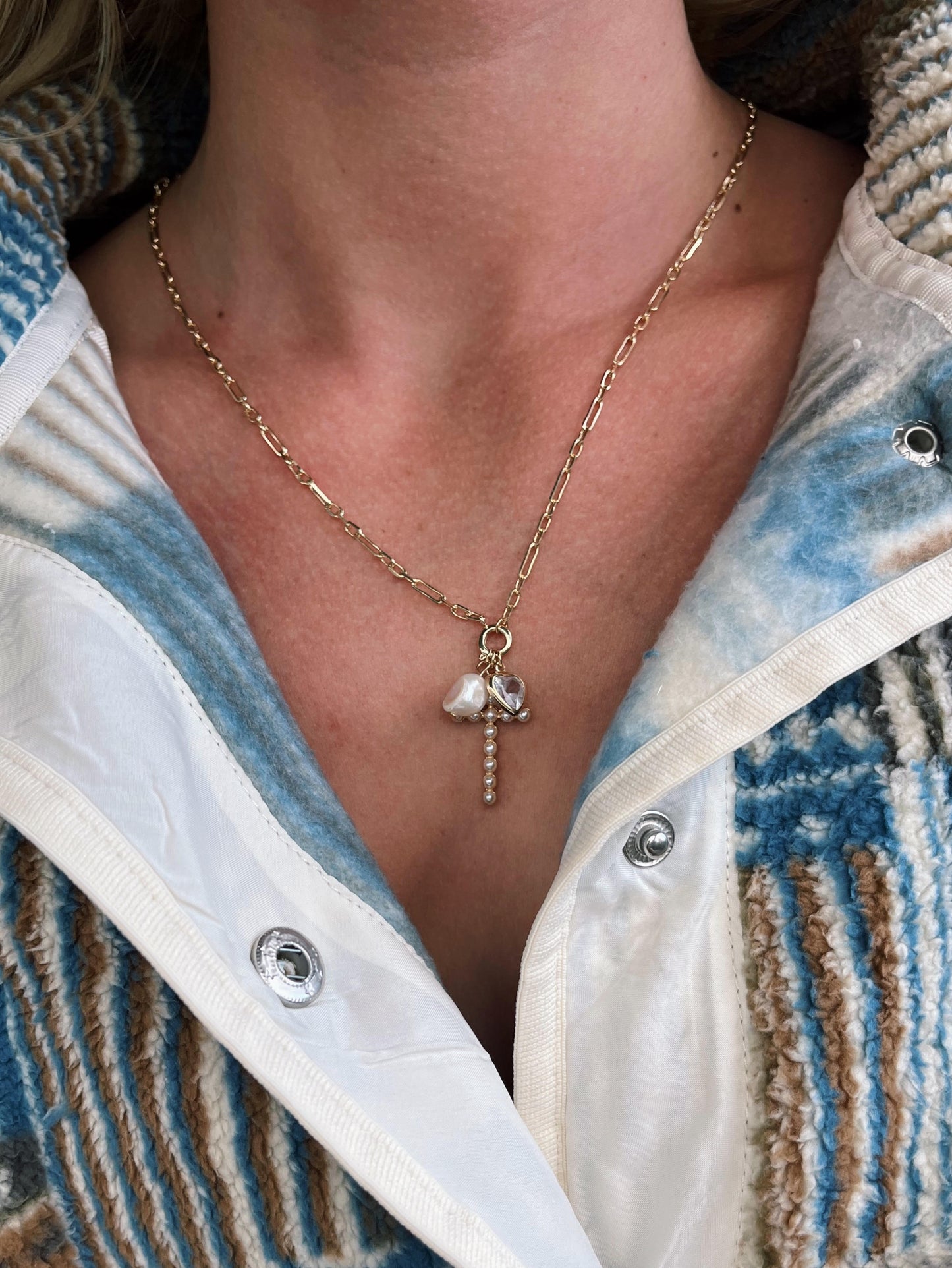 Cross Charm Necklace