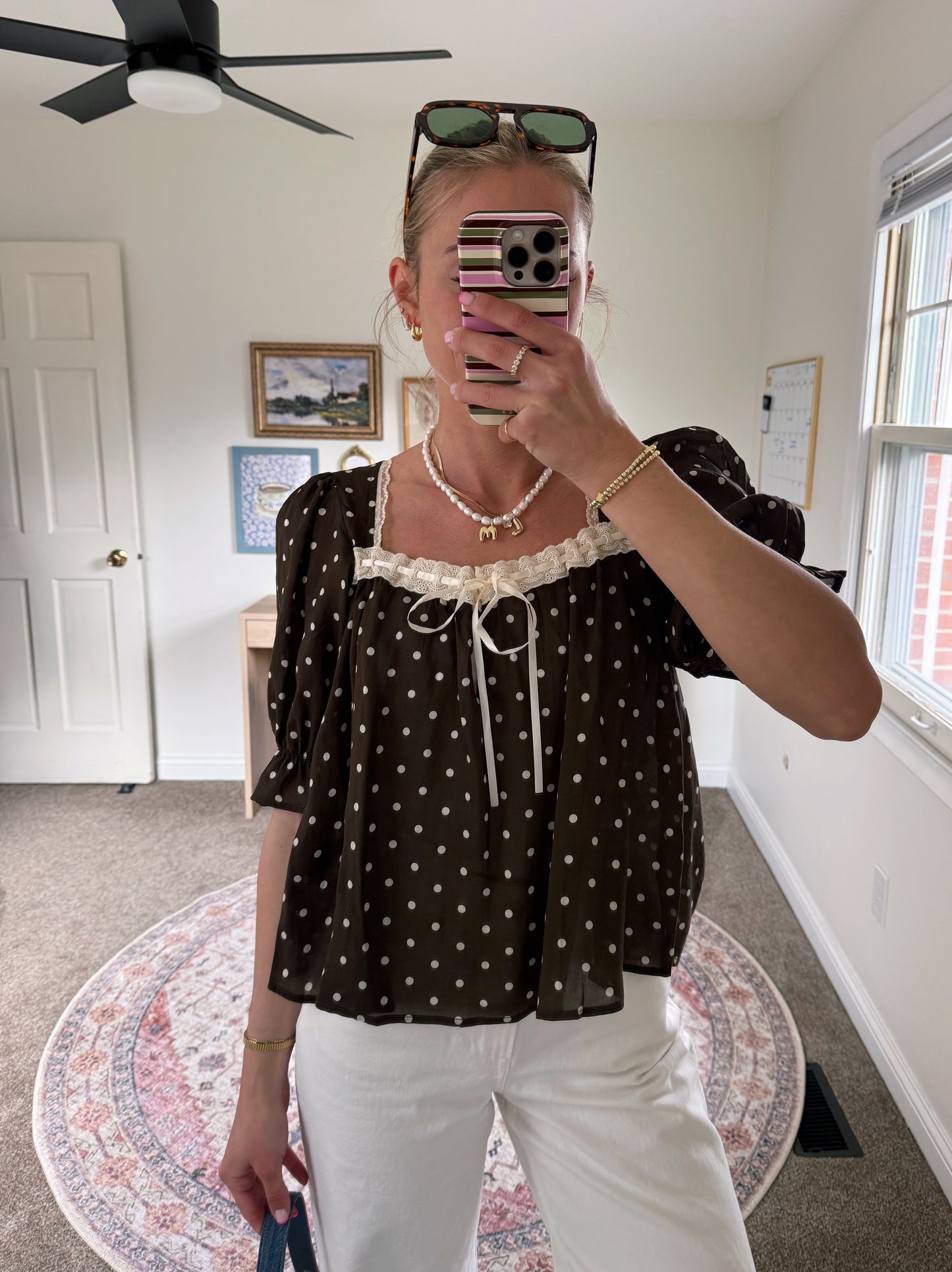 Daisy Dot Blouse