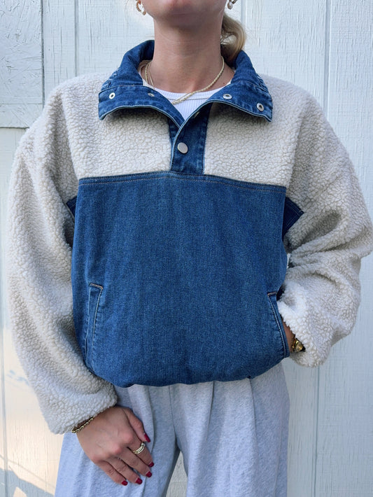 Denim Blues Pullover