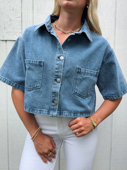 Denim Daze Top