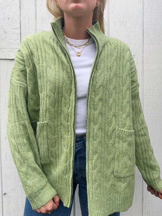 Green Cheer Cardigan