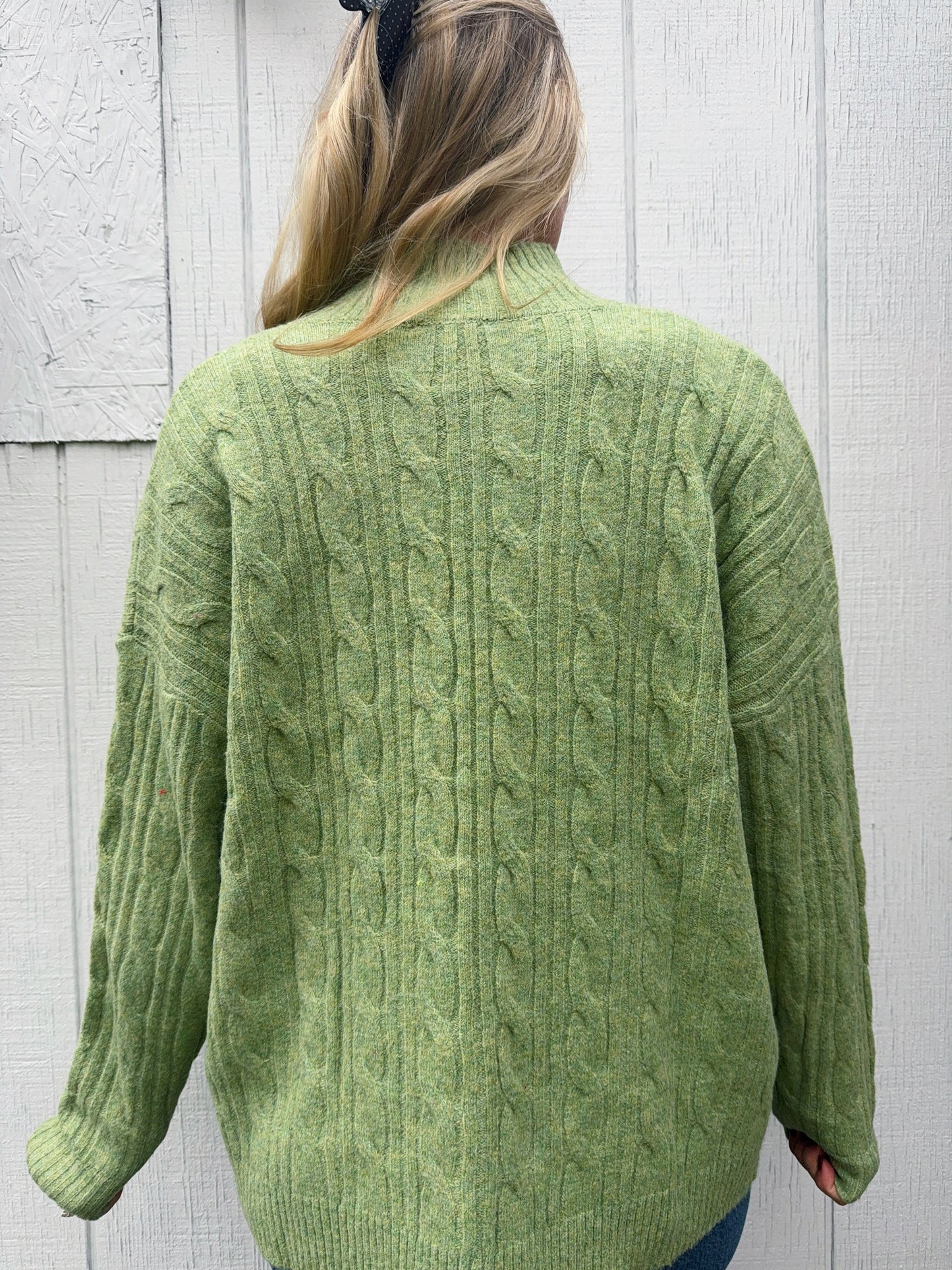 Green Cheer Cardigan