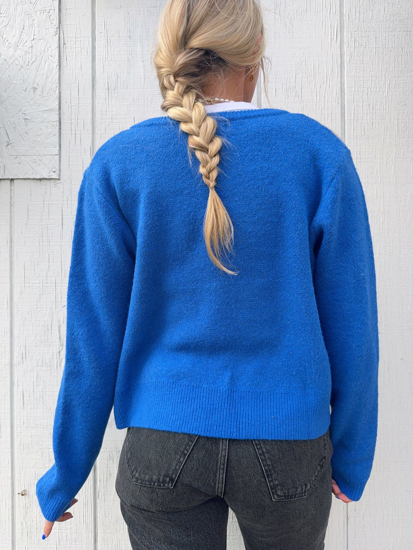 Old School Blues Cardigan