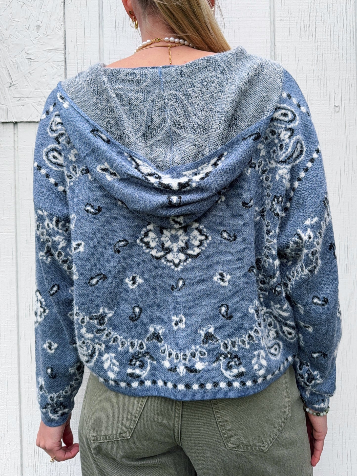 Paisley Skies Sweater