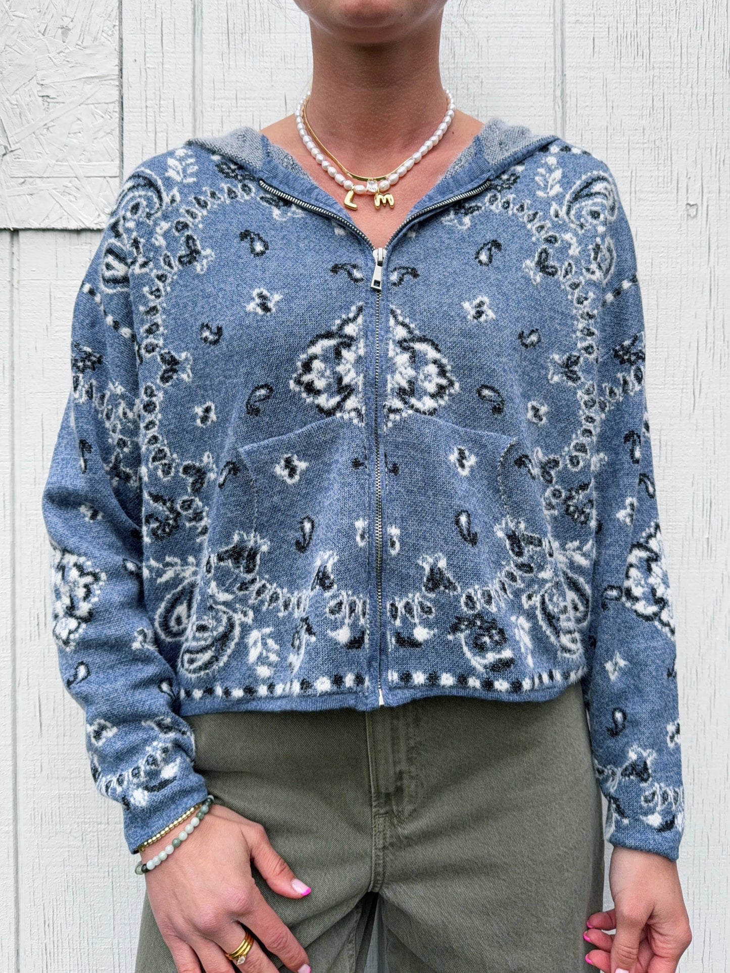 Paisley Skies Sweater