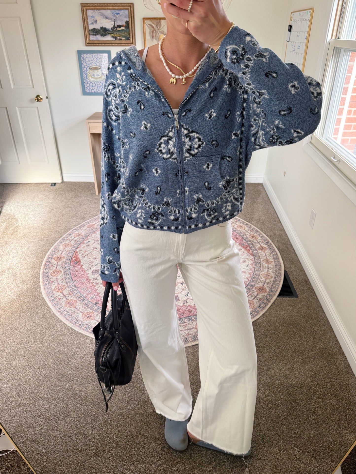 Paisley Skies Sweater