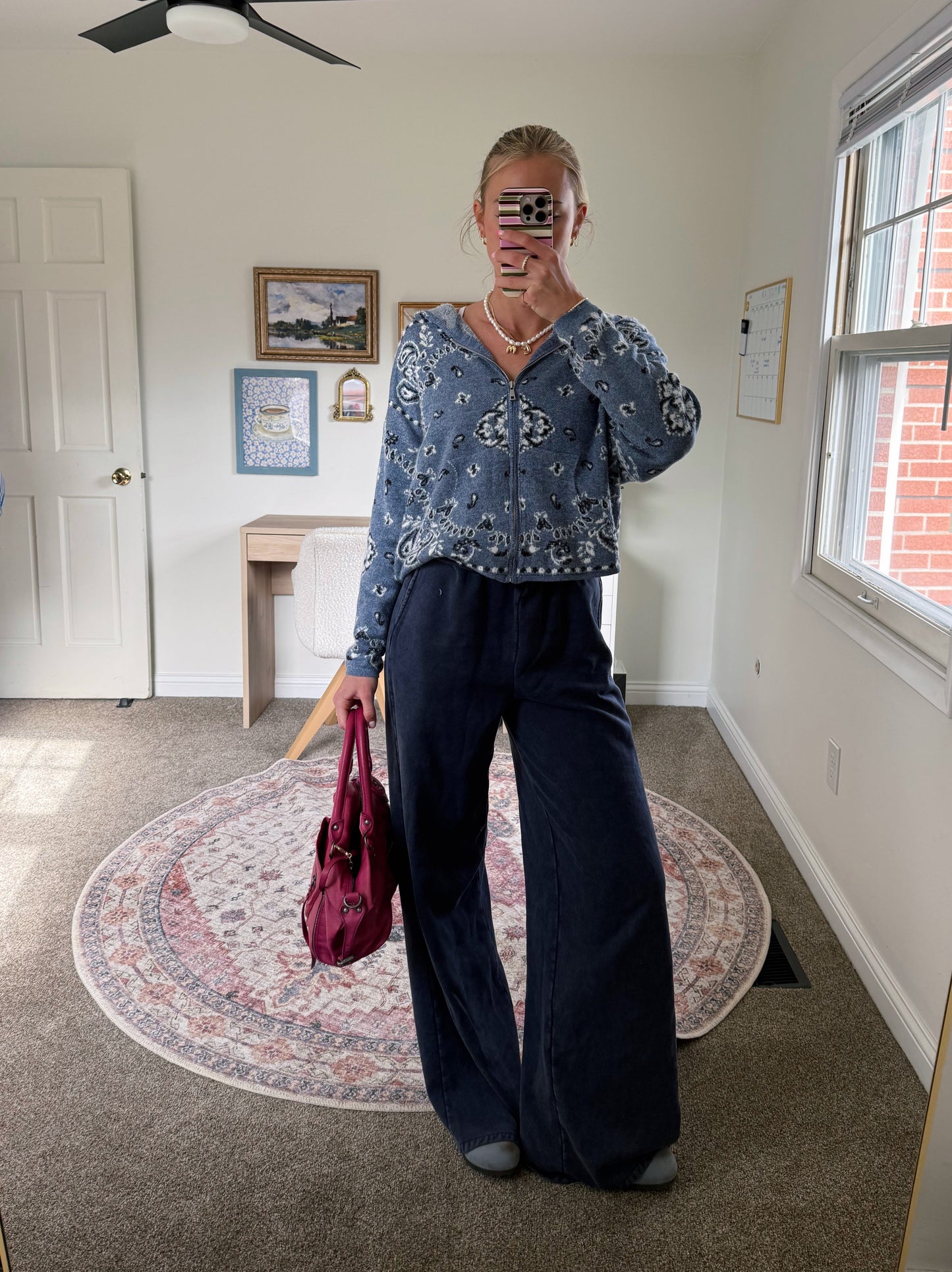Paisley Skies Sweater