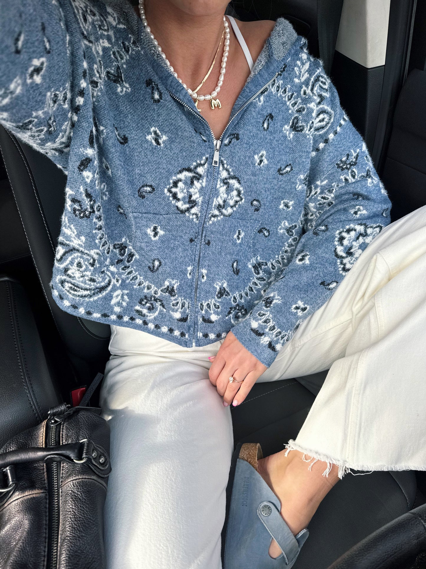 Paisley Skies Sweater
