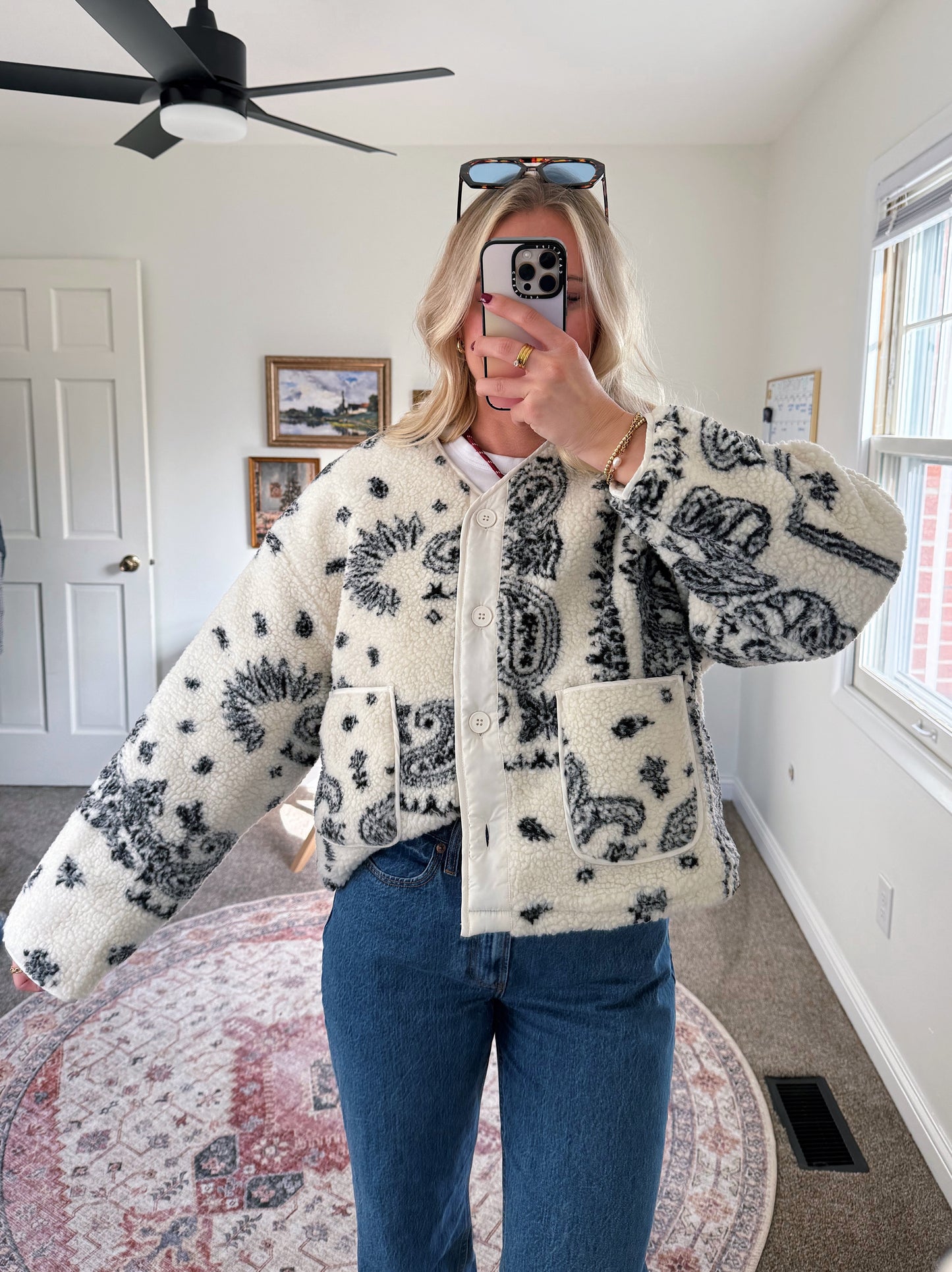 Panda Paisley Sherpa