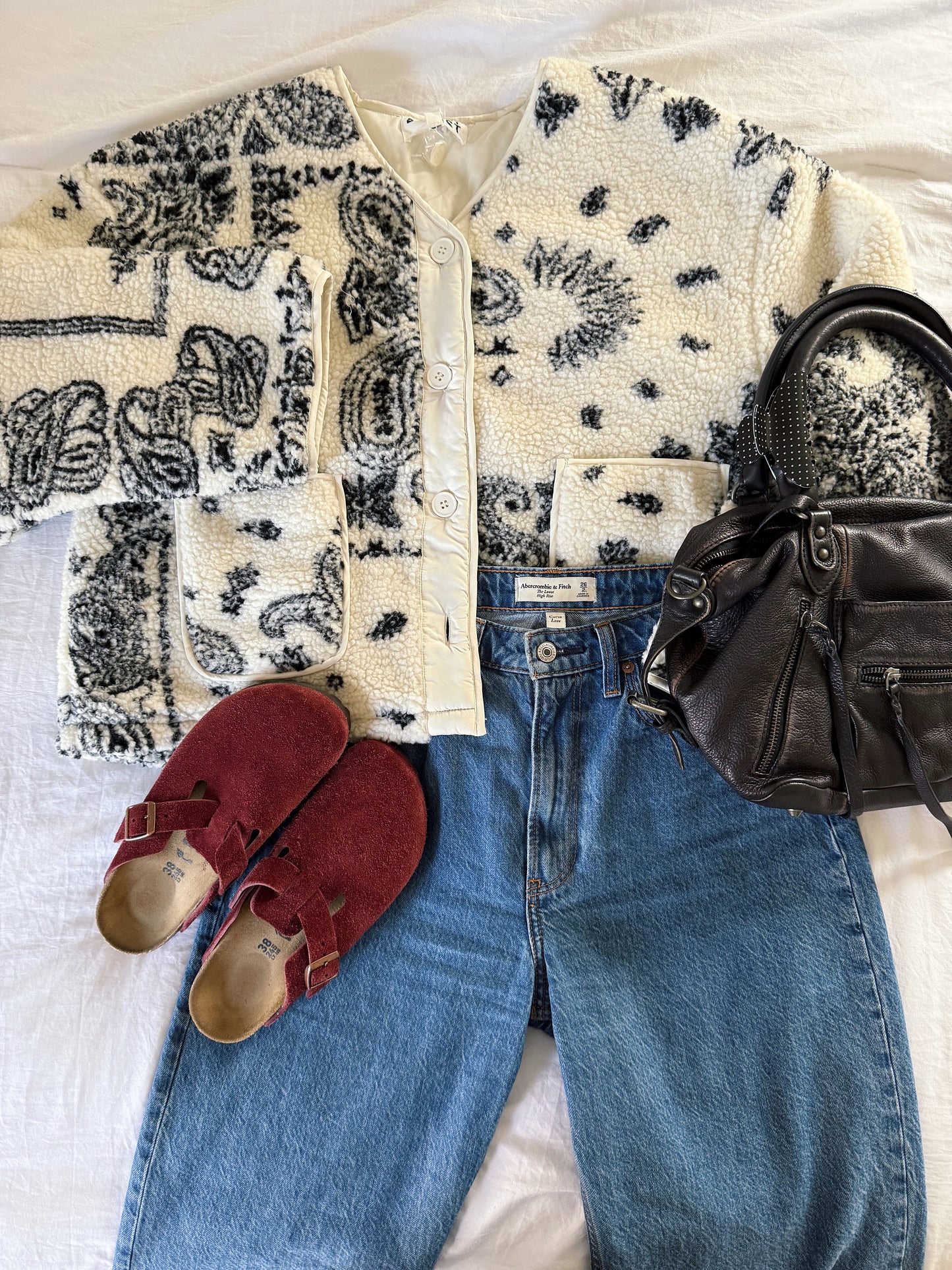 Panda Paisley Sherpa