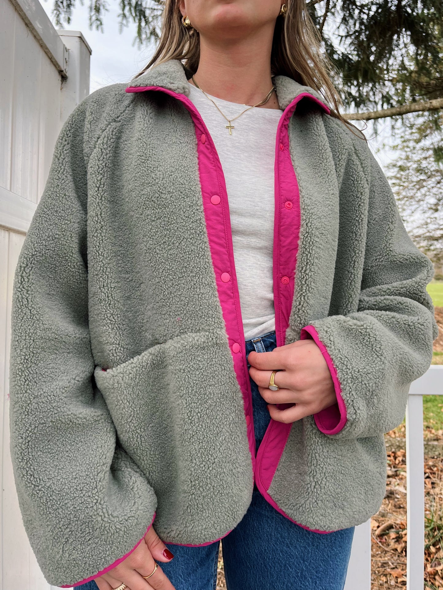 Pink Pine Sherpa Jacket