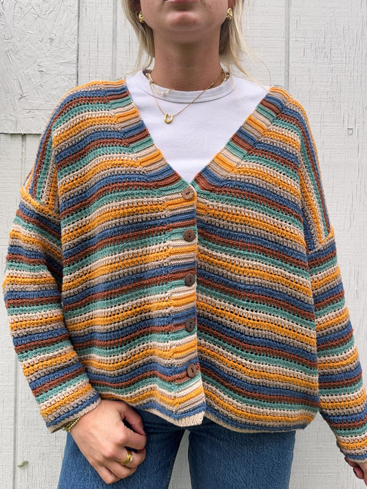 Sunset Stripes Cardigan