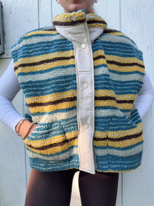 Tealwood Stripes Vest