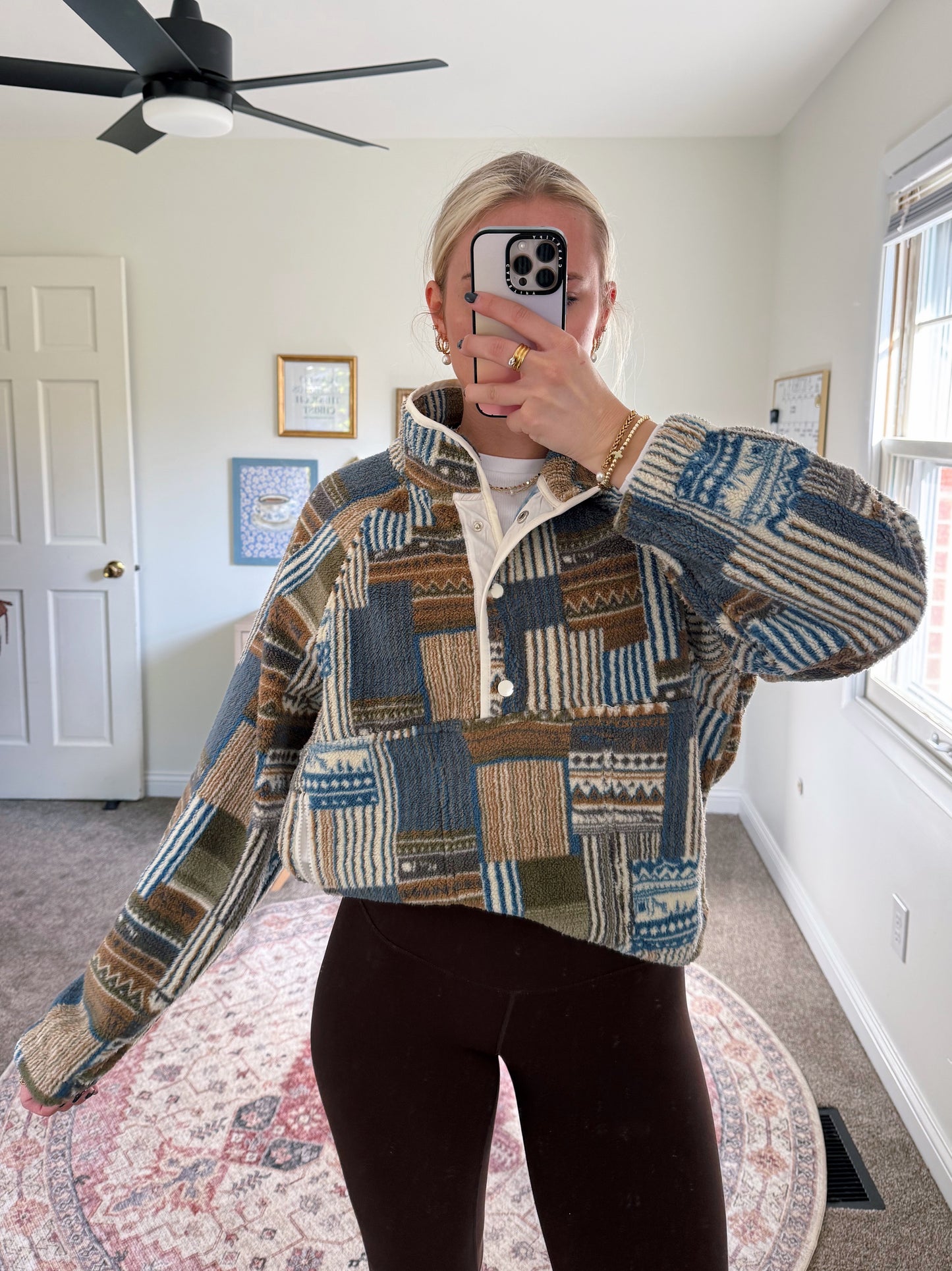 Vintage Patchwork Fleece