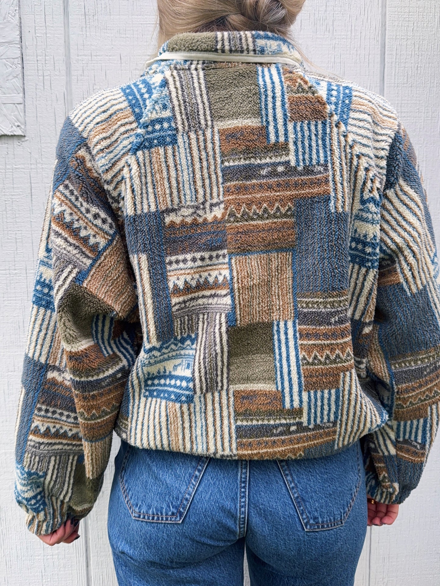 Vintage Patchwork Fleece